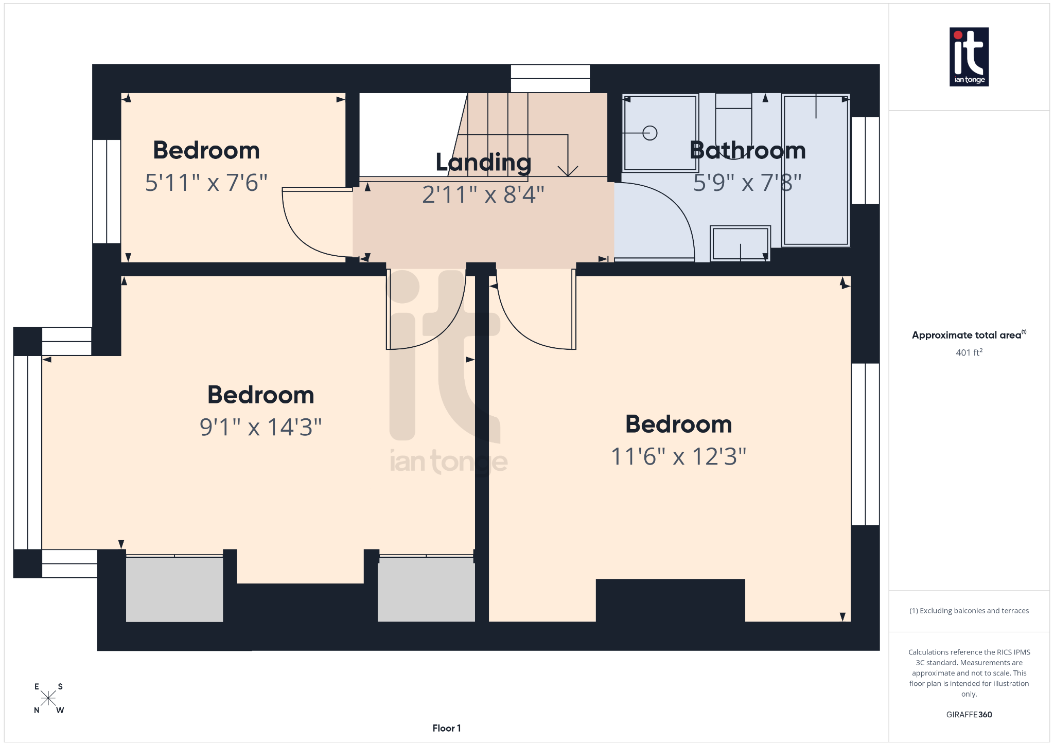 3 bedroom semi-detached house For Sale in Stockport - Floorplan 3.