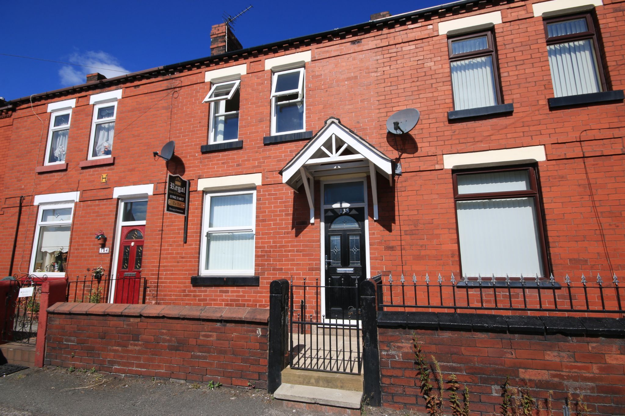 3 bedroom mid terraced house Let in Wigan - Photograph 1.