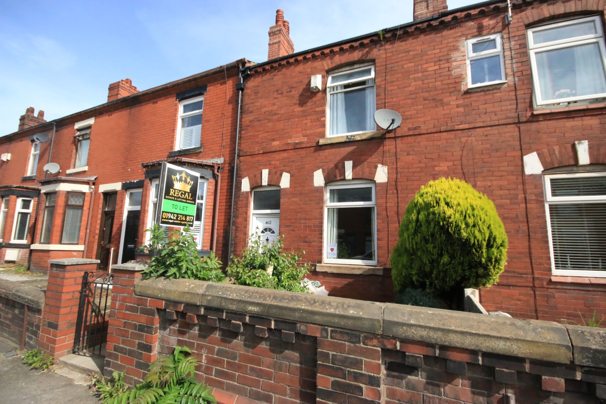 3 bedroom mid terraced house To Let in Wigan - Photograph 1.