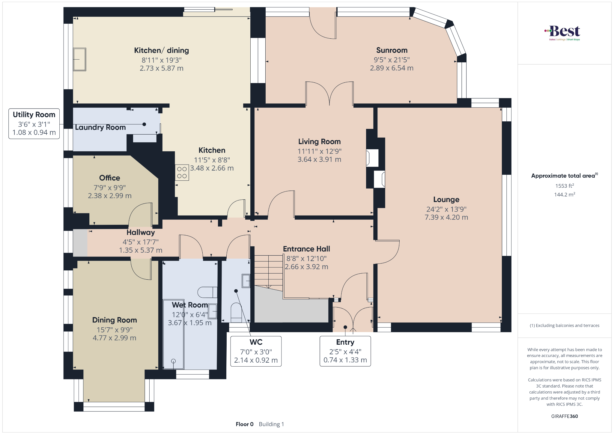 5 bedroom detached house For Sale in Larne - Floorplan 3.