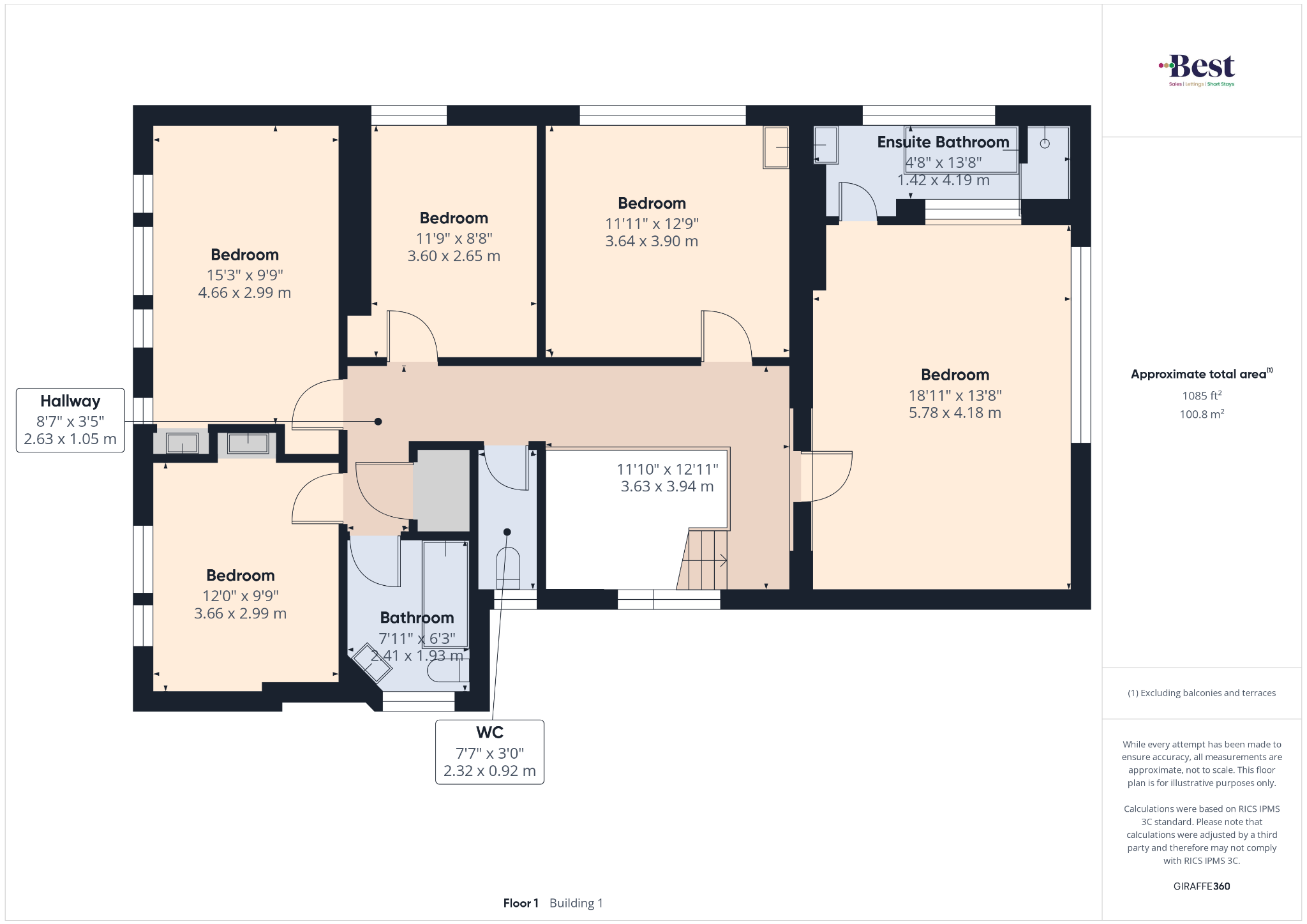 5 bedroom detached house For Sale in Larne - Floorplan 4.