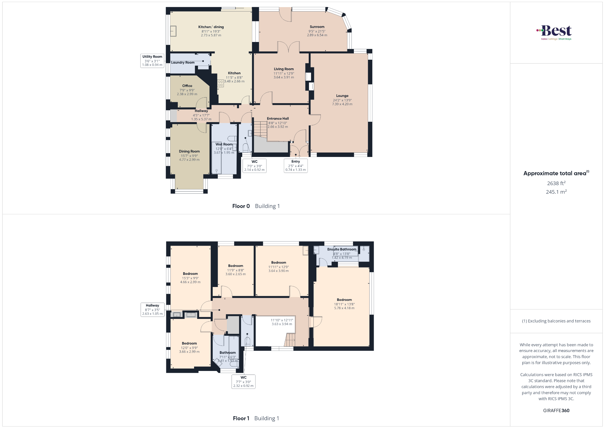 5 bedroom detached house For Sale in Larne - Floorplan 2.