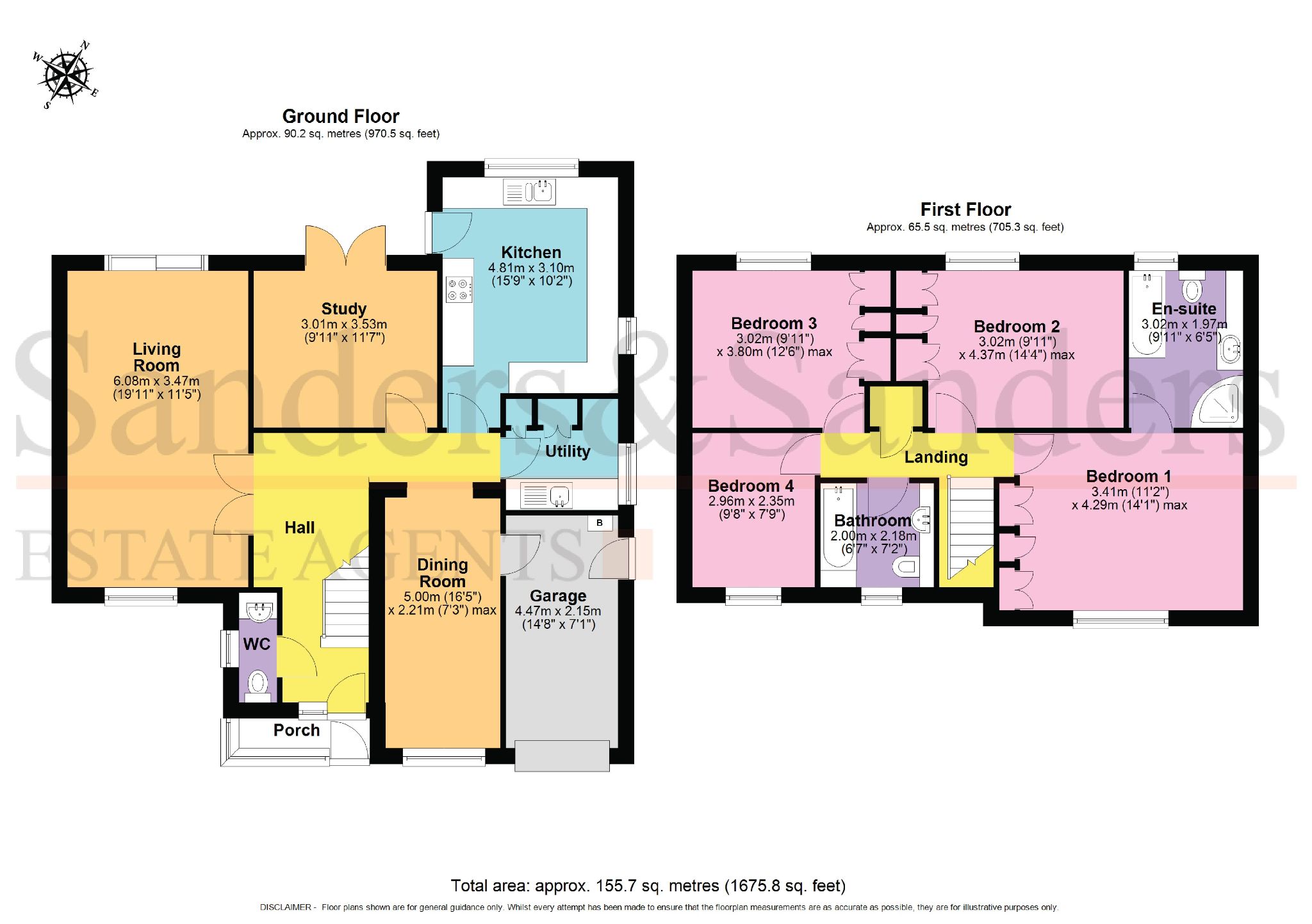 4 bedroom detached house SSTC in Bidford-on-avon, Alcester - Floor Plans