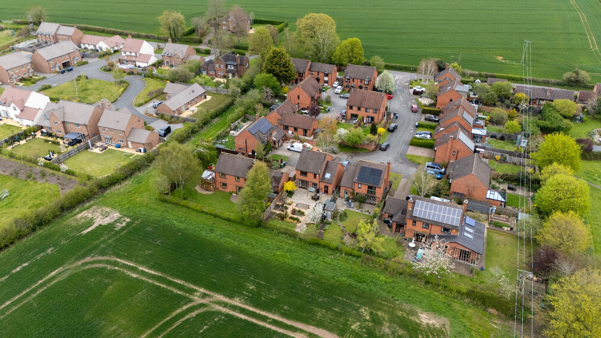  - Ariel shot of location