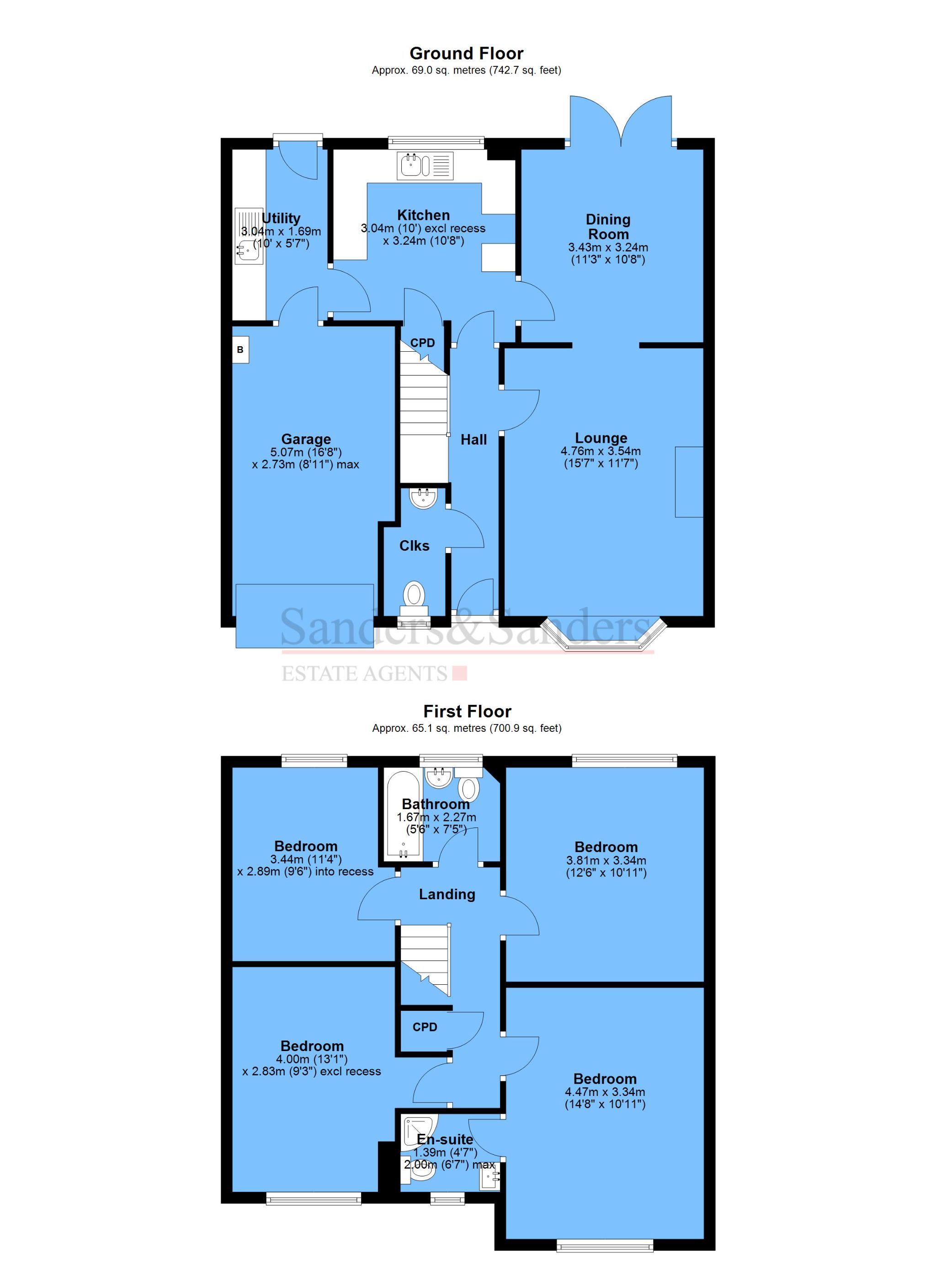 4 bedroom detached house For Sale in Victoria Road, Bidford-on-avon, Alcester - Floor Plans