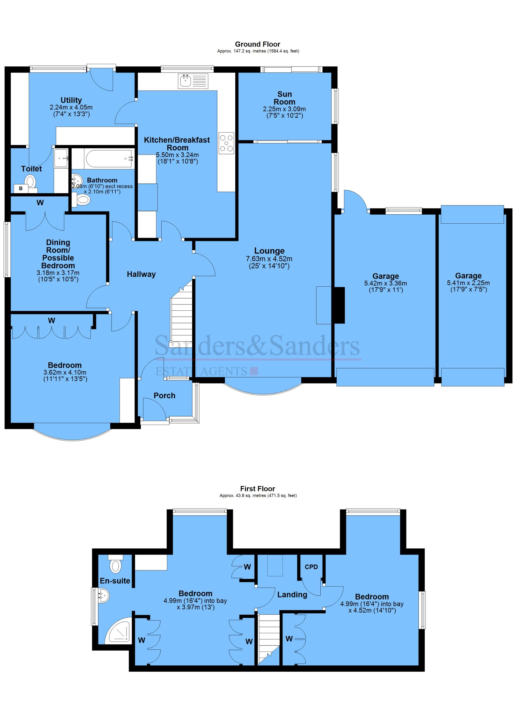 3 bedroom detached dormer house SSTC in Sambourne, Redditch - Floor Plans