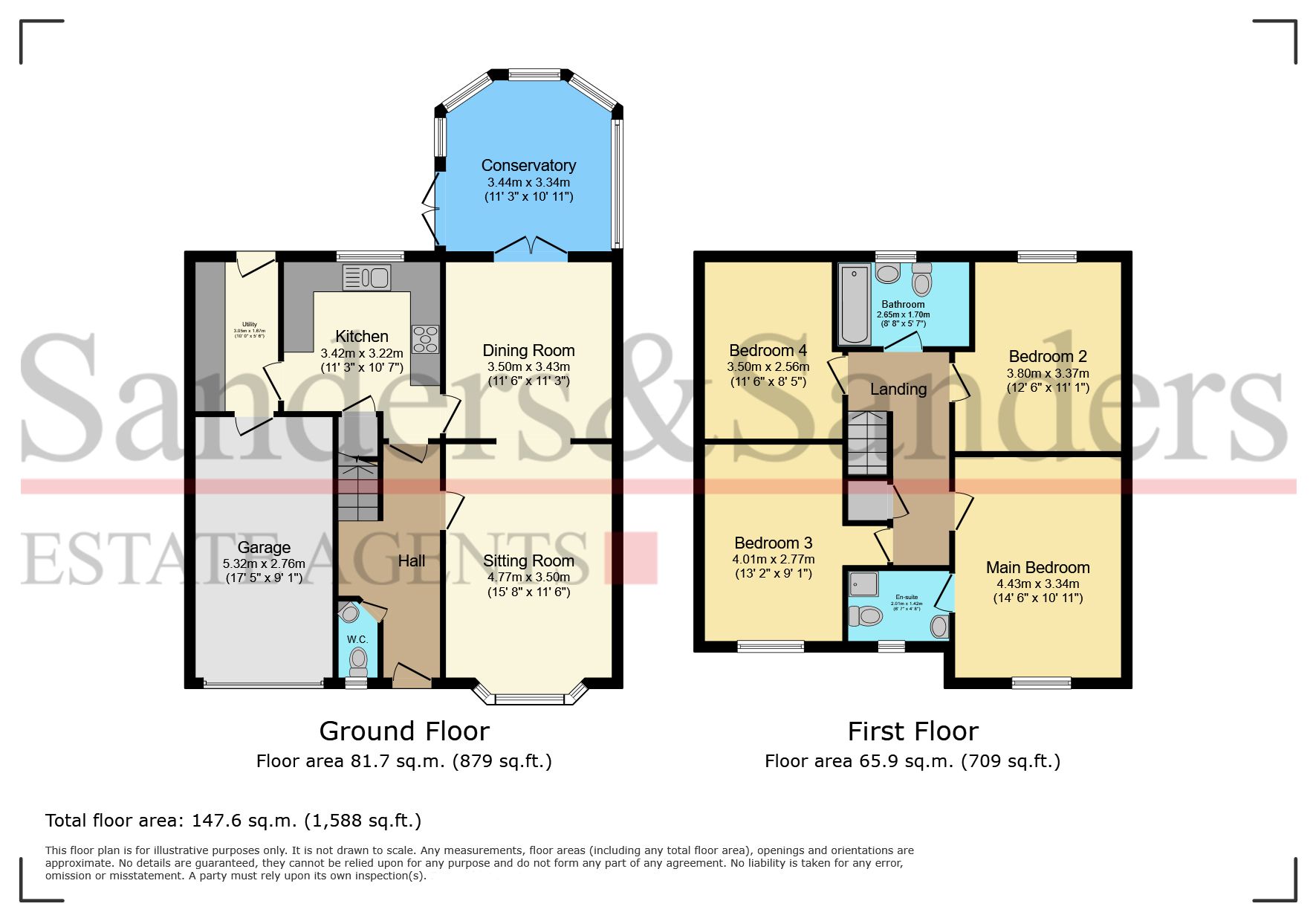 4 bedroom detached house SSTC in Bidford-on-avon, Alcester - Floor Plans