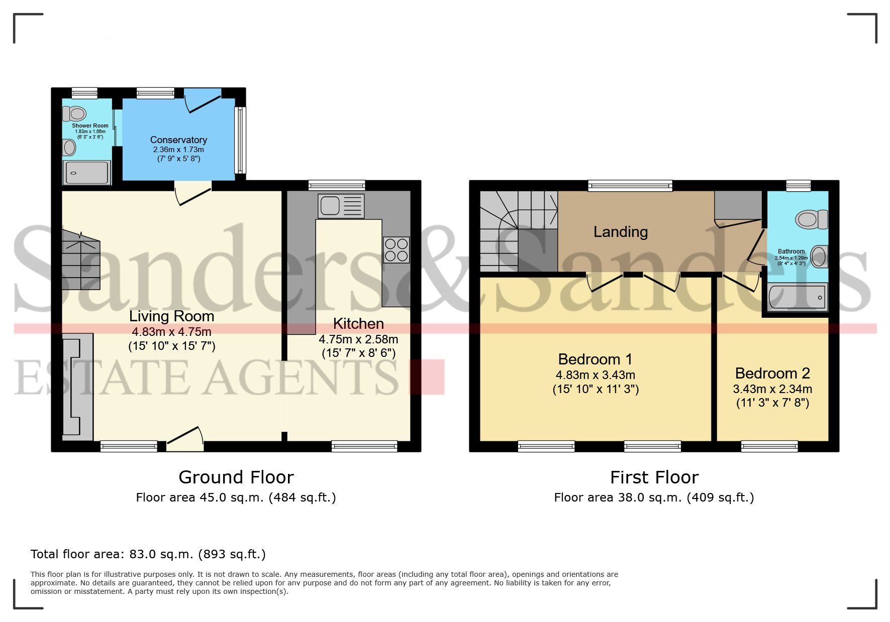 2 bedroom cottage house For Sale in Feckenham, Redditch - Floor Plans
