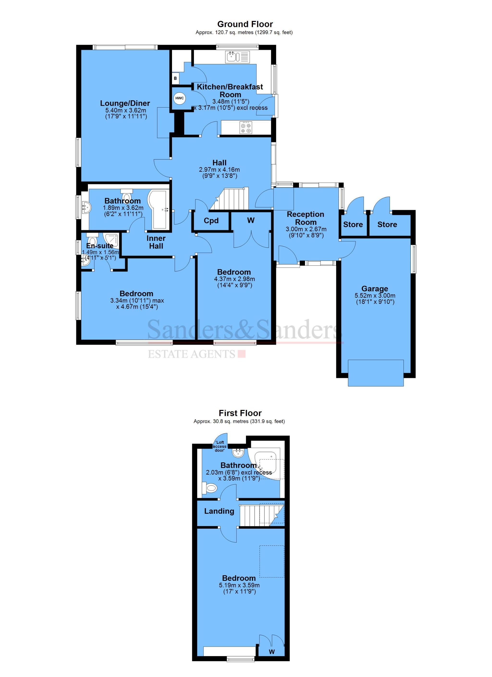 3 bedroom detached house For Sale in Welford On Avon, Stratford-upon-avon - Floor Plans