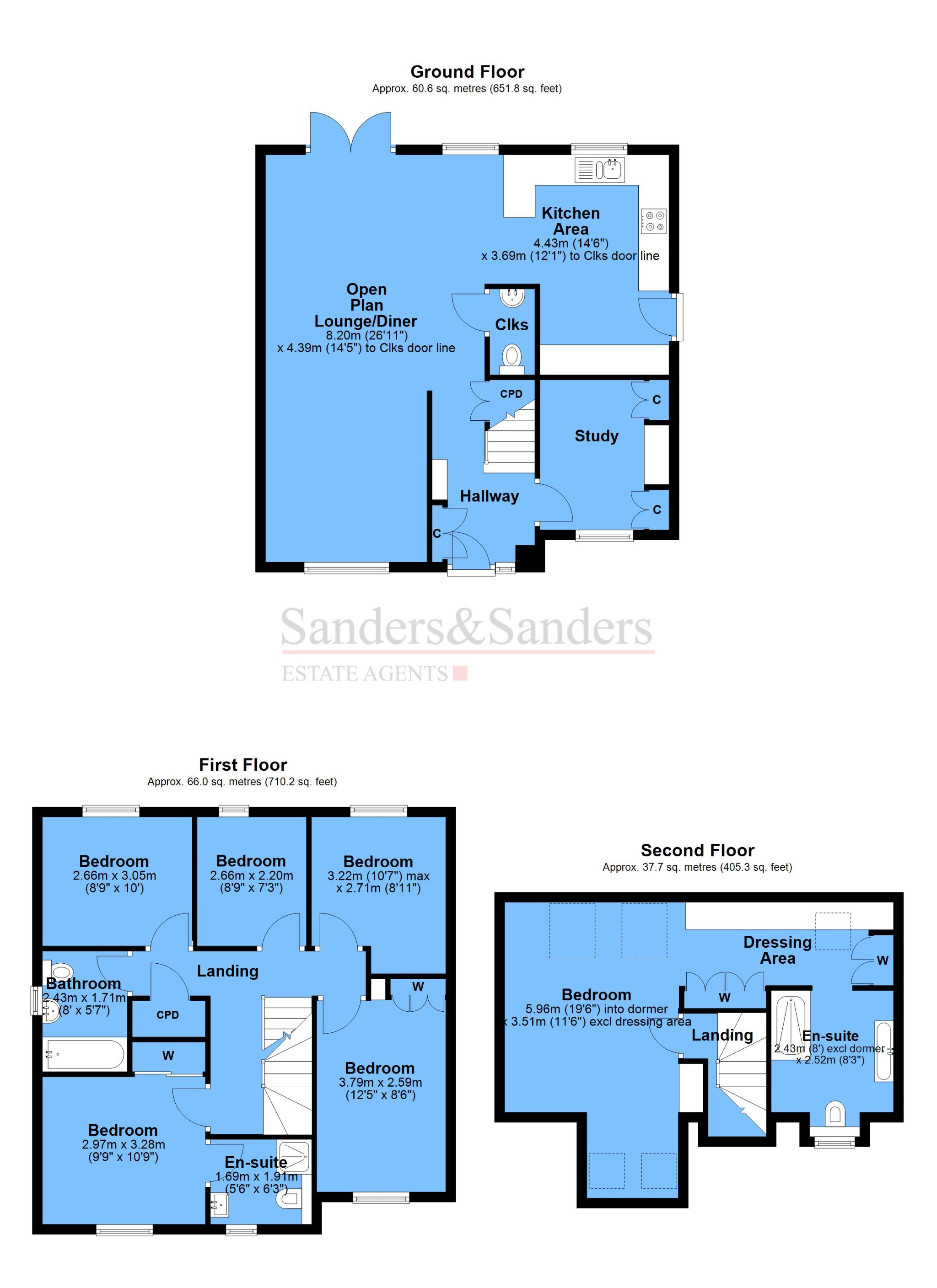 6 bedroom detached house For Sale in Bidford On Avon, Alcester - Floor Plans