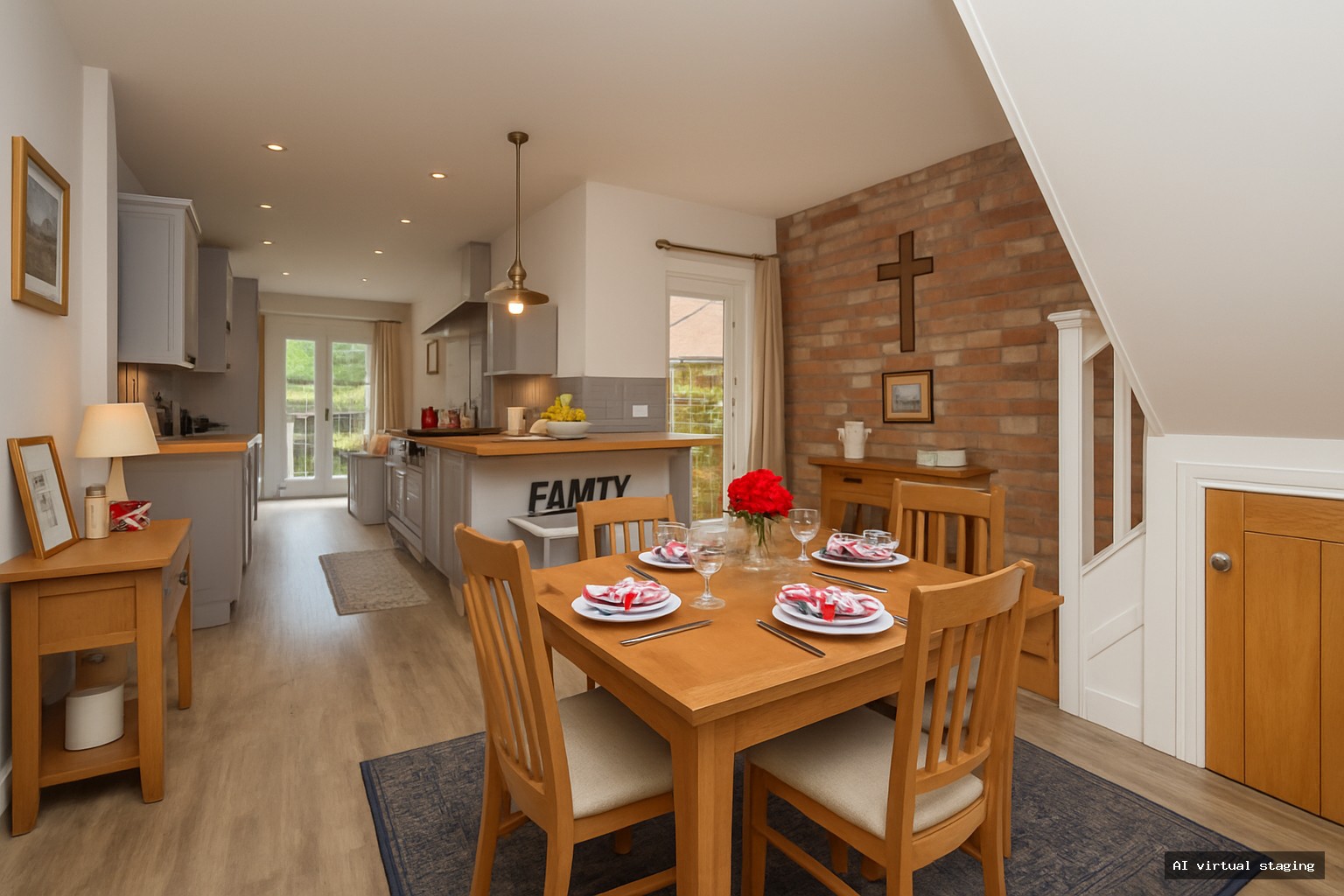  - Kitchen (AI virtual staging)