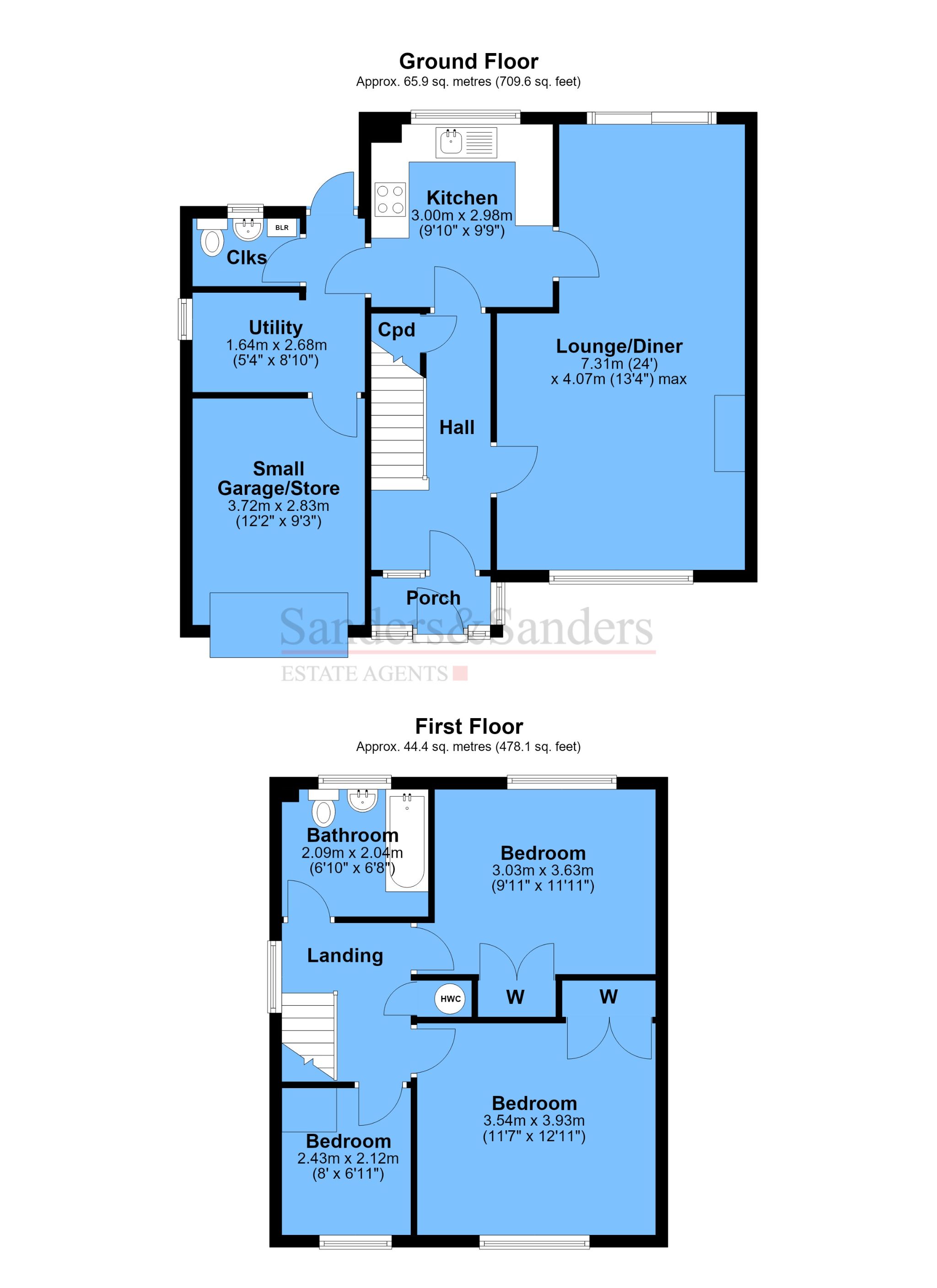 3 bedroom detached house For Sale in Marlcliff, Bidford-on-avon, Alcester - Floor Plans