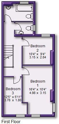 3 bedroom semi-detached house Let in Manchester - First Floor.