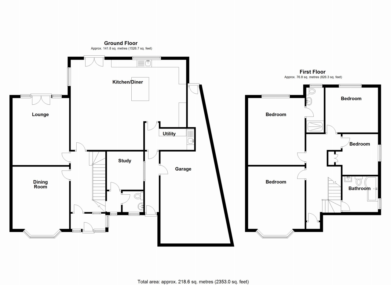 5 bedroom semi-detached house SSTC in Solihull - Floorplan 1.
