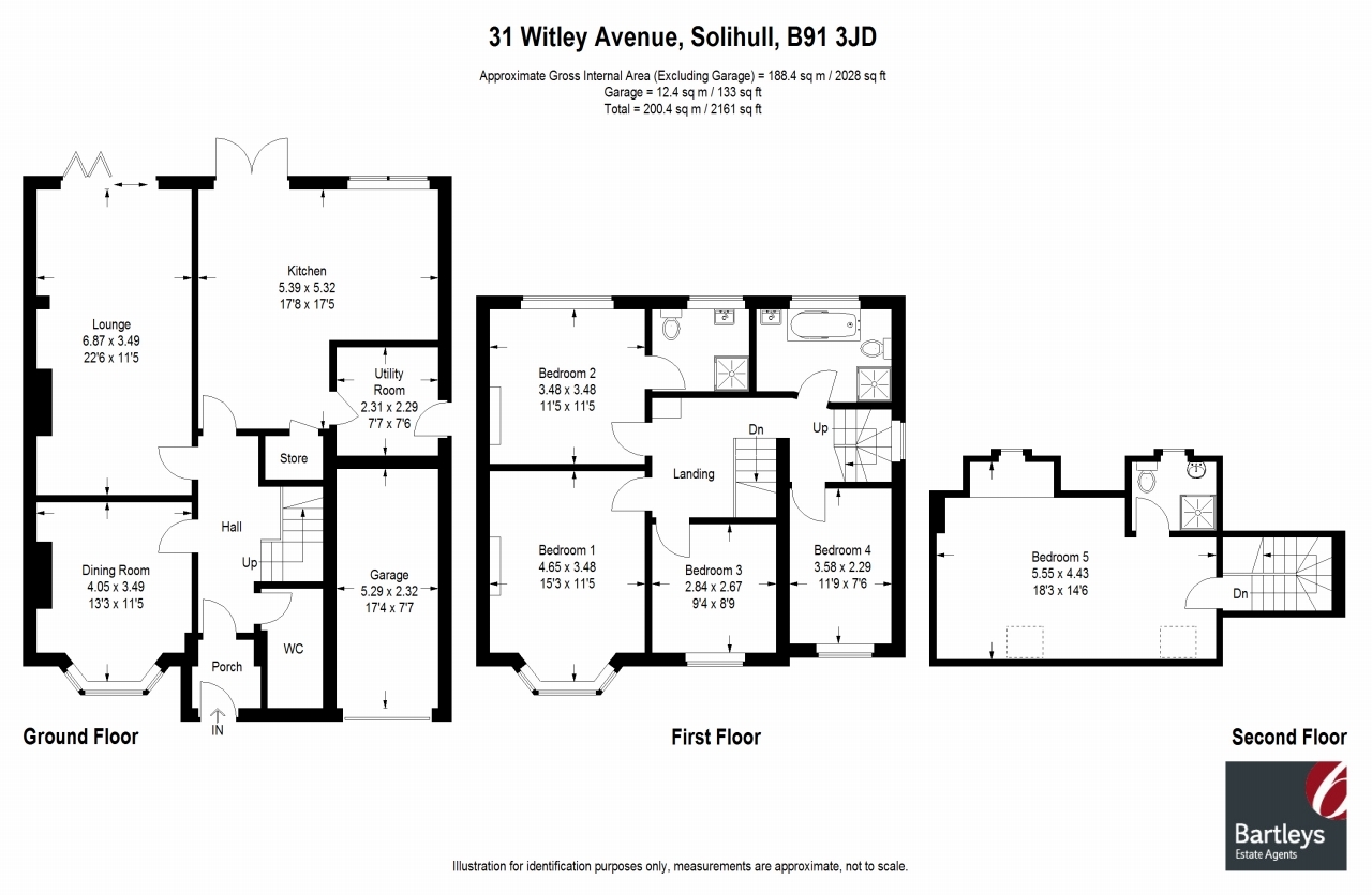5 bedroom semi detached house SSTC in Solihull - Floorplan 1.