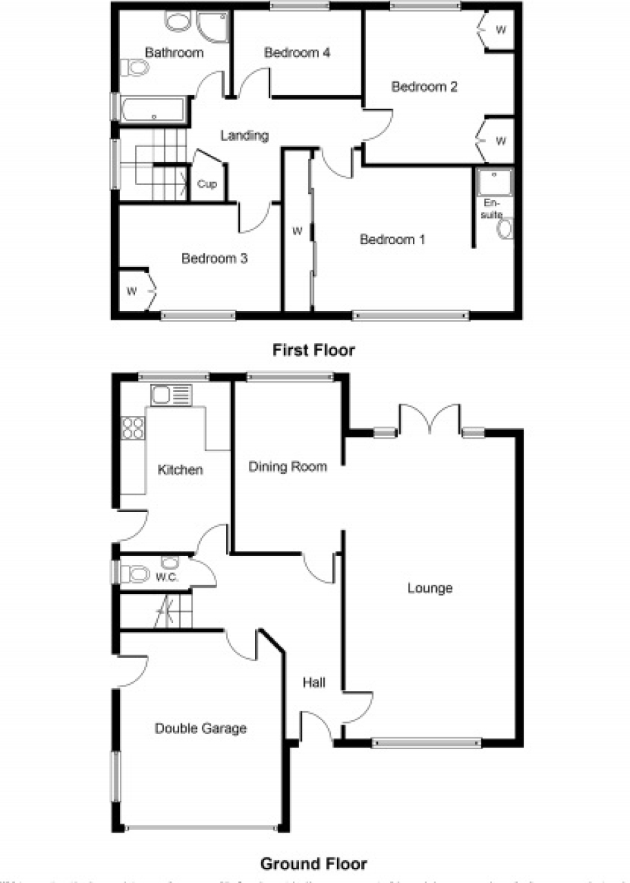 4 bedroom detached house SSTC in Solihull - Floorplan 1.