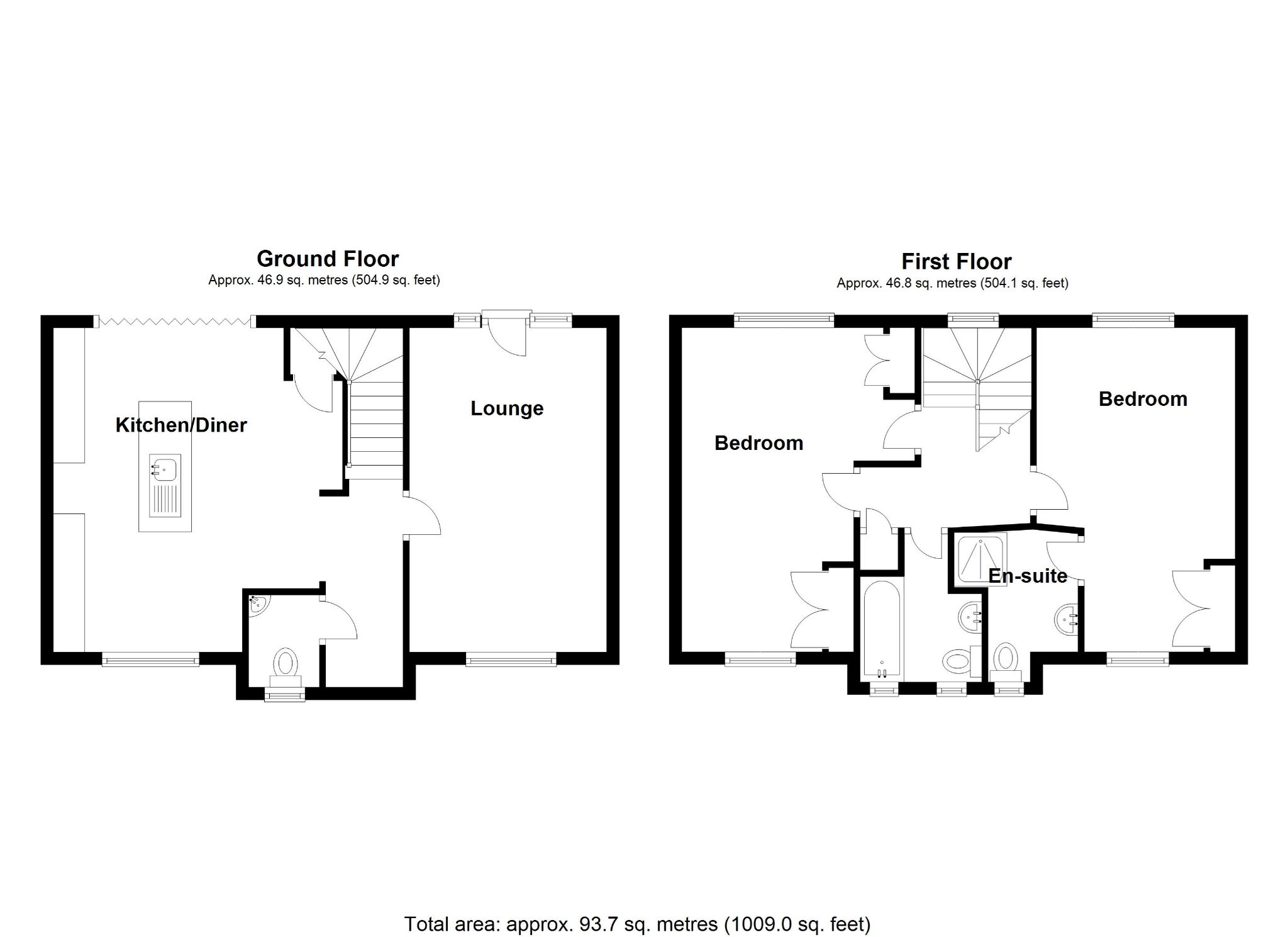 3 bedroom detached house SSTC in Solihull - Floorplan 1.