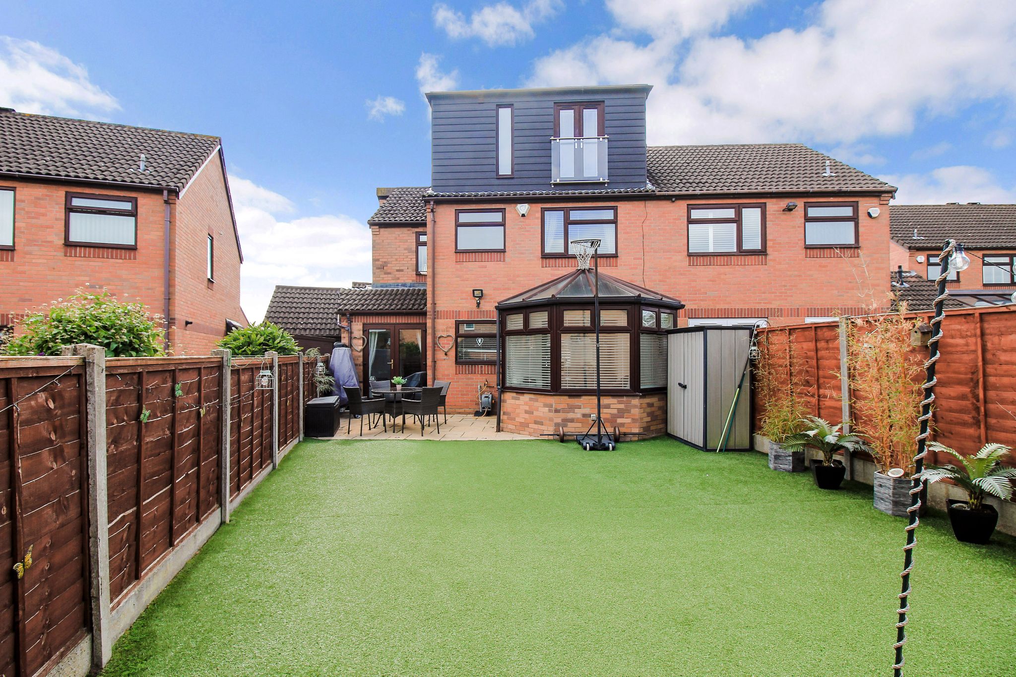 4 bedroom semi-detached house SSTC in Solihull - Rear.