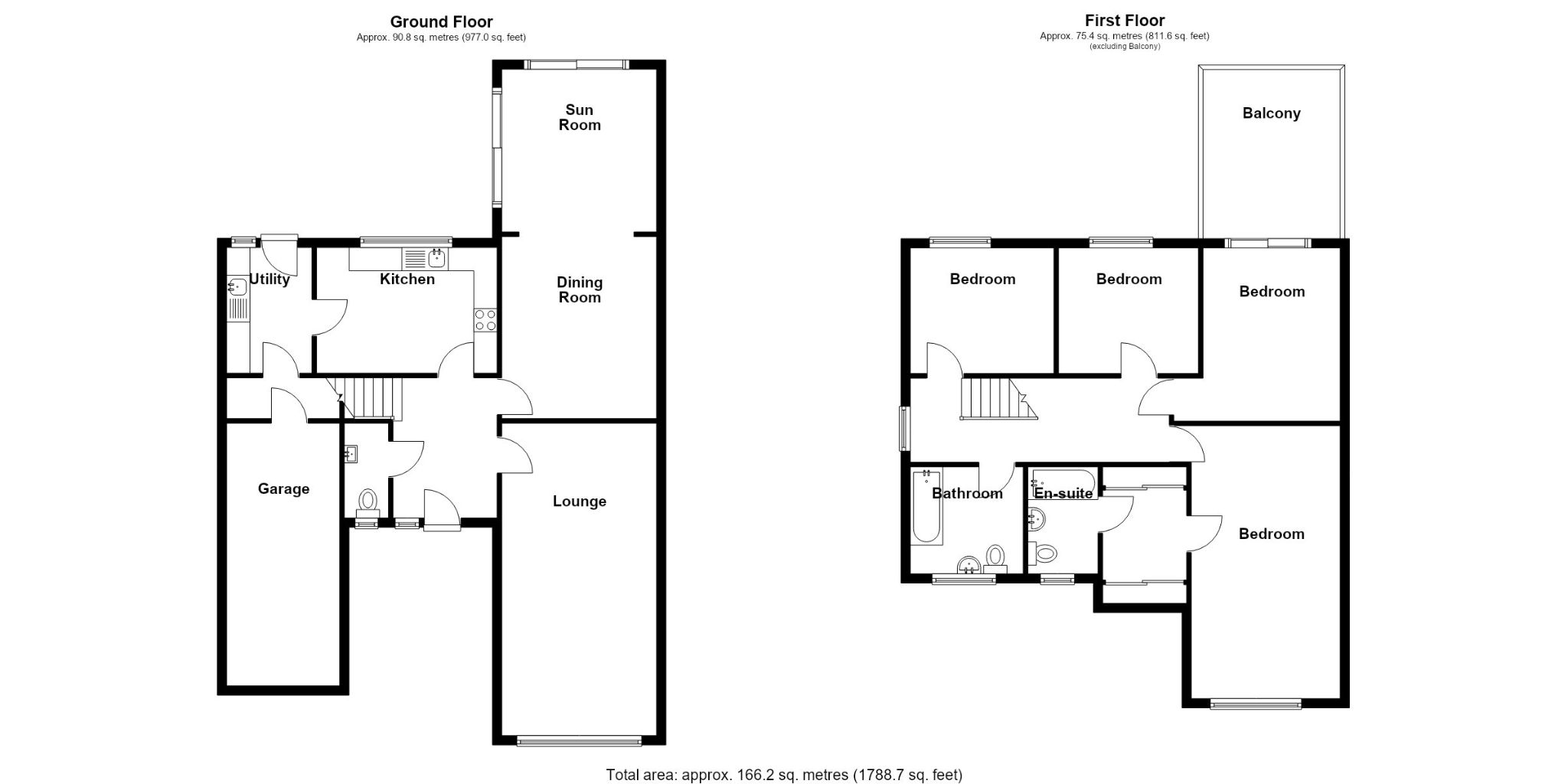 4 bedroom detached house For Sale in Solihull - Floorplan 1.
