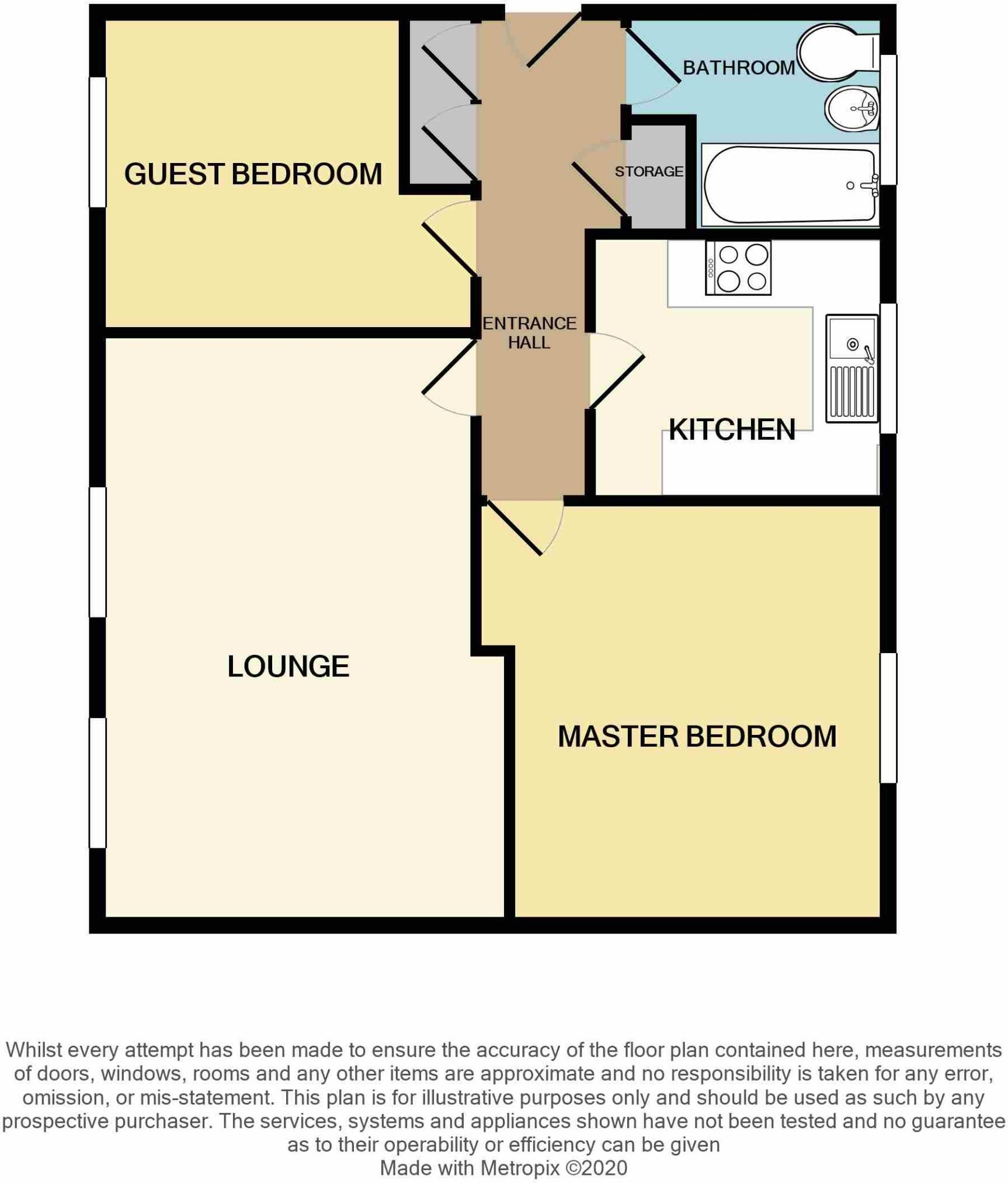 2 bedroom apartment flat/apartment To Let in Birmingham - Floorplan 1.