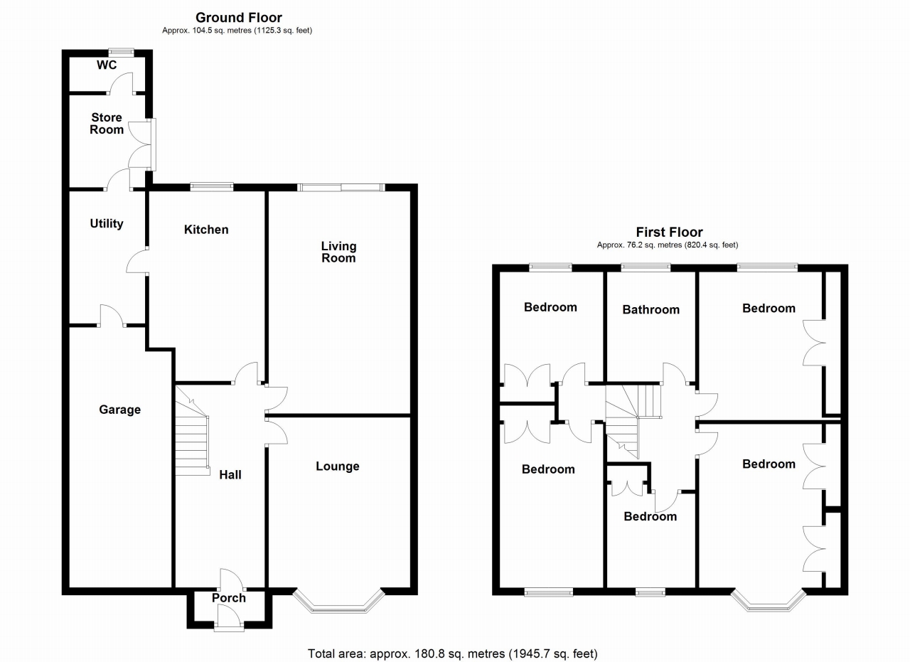 5 bedroom barn conversion house SSTC in Birmingham - Floorplan 1.