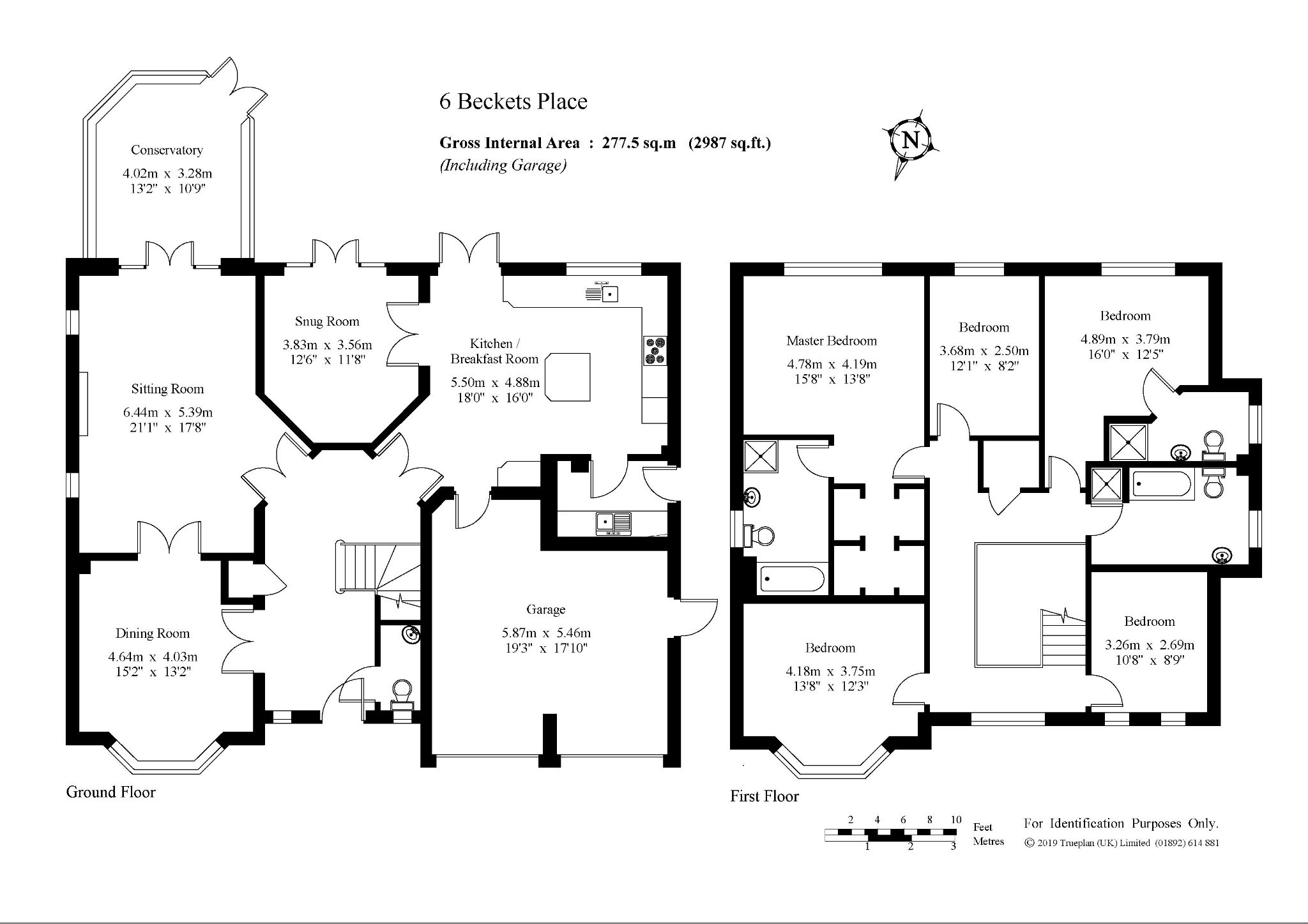 5 bedroom detached house Sold in Sevenoaks - Floorplan 1