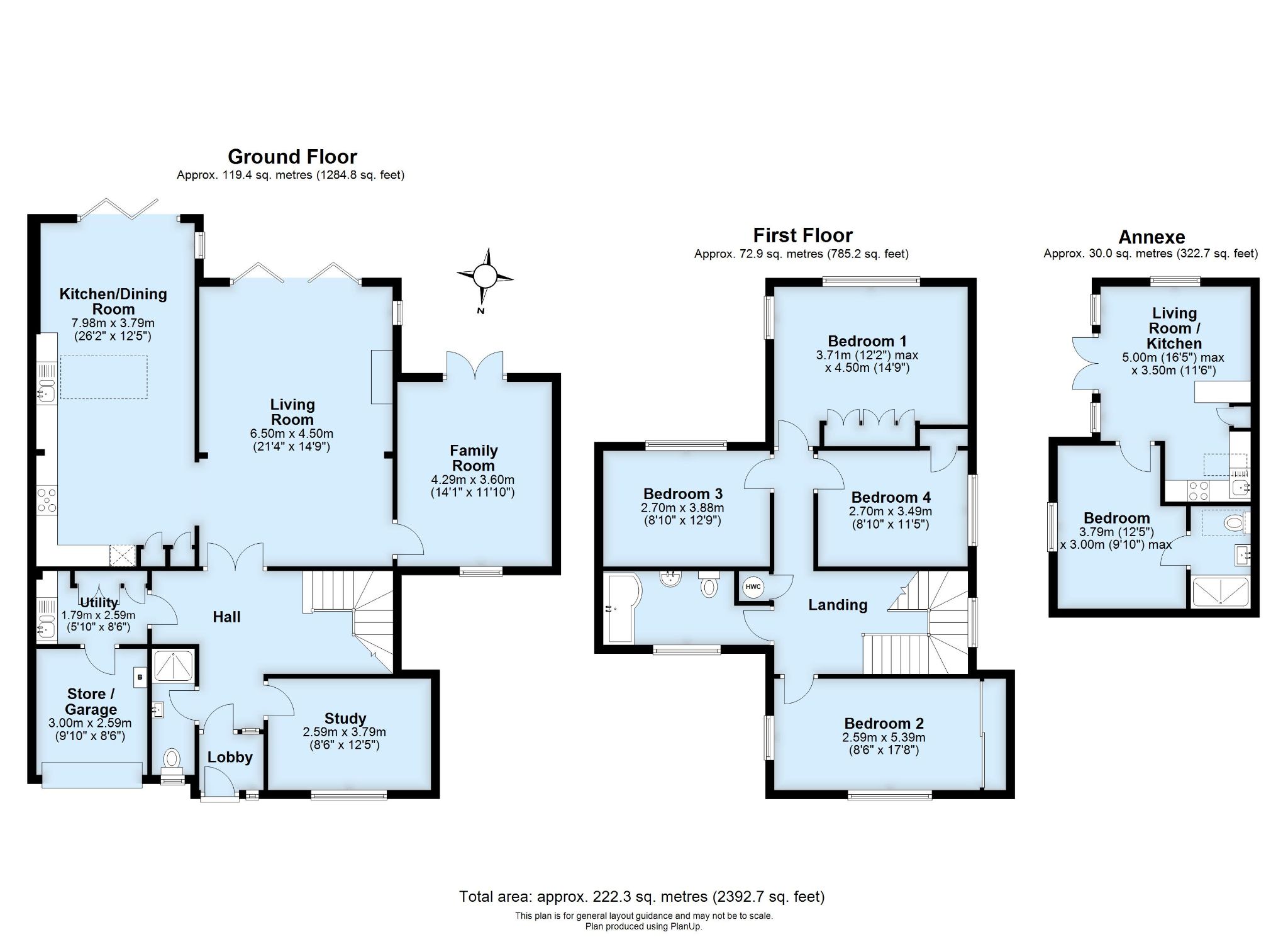 5 bedroom semi-detached house For Sale in Sevenoaks - Floorplan 1