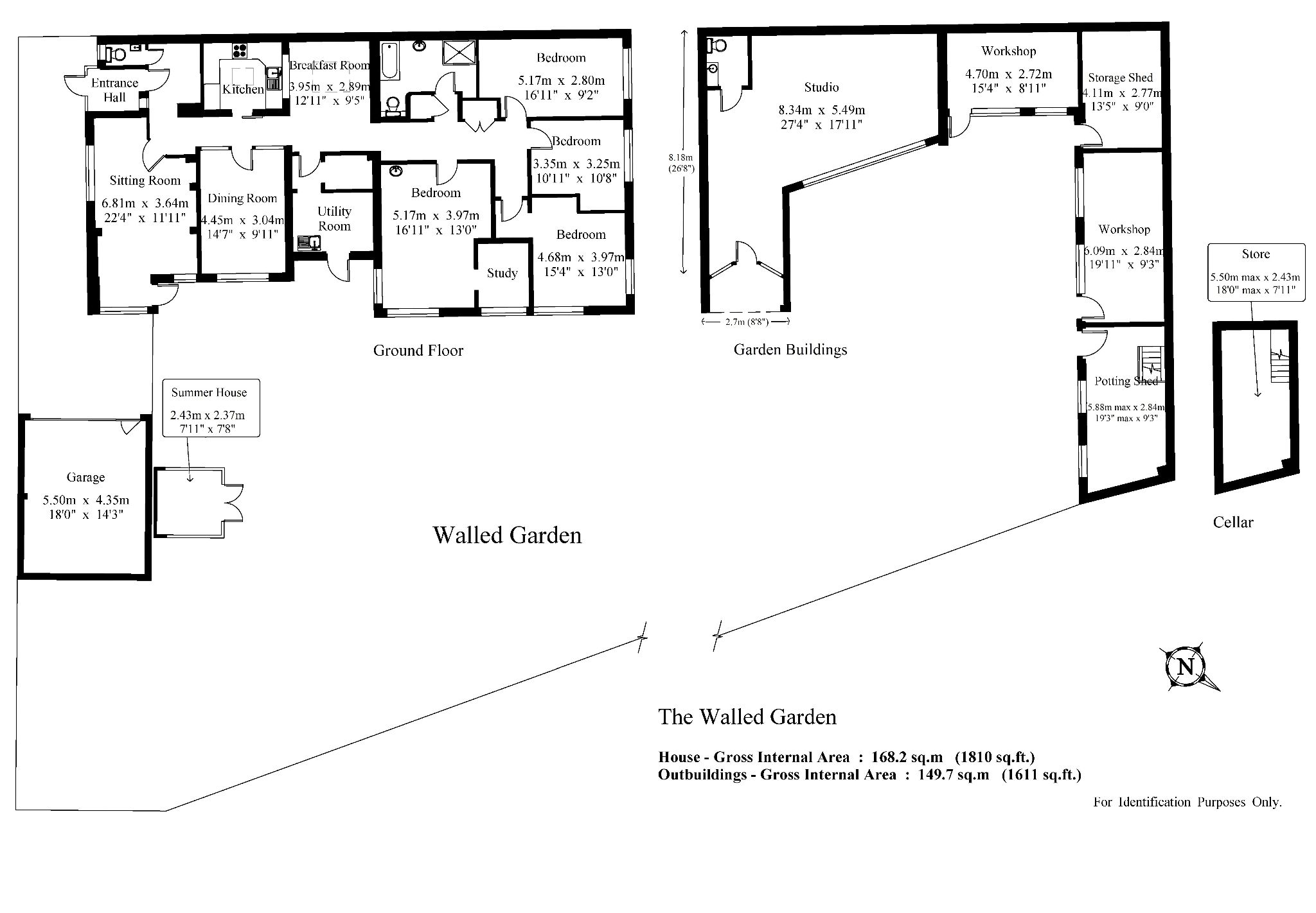 4 bedroom detached house Sold in Sevenoaks - Floorplan 1