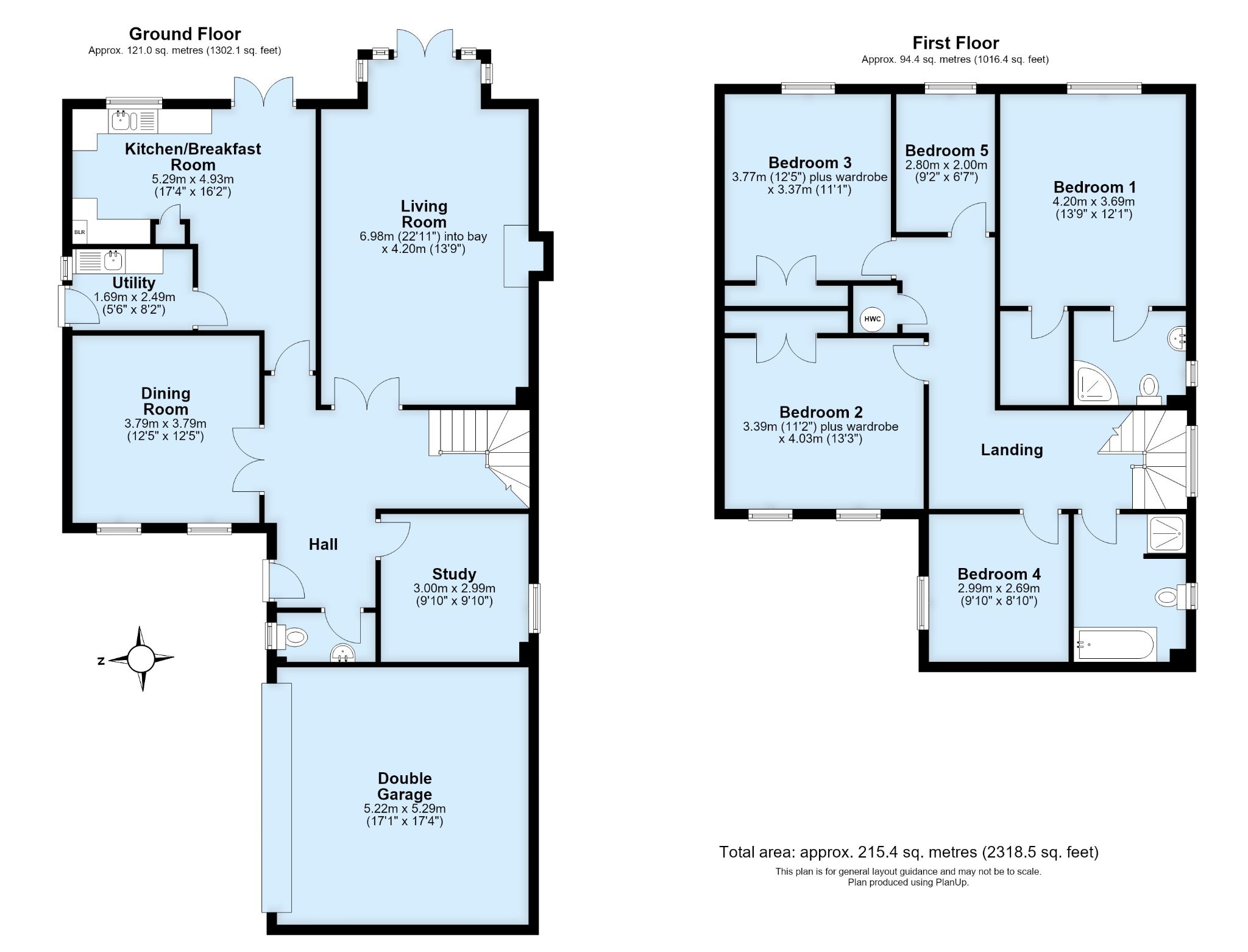 5 bedroom detached house For Sale in Sevenoaks - Floorplan 1