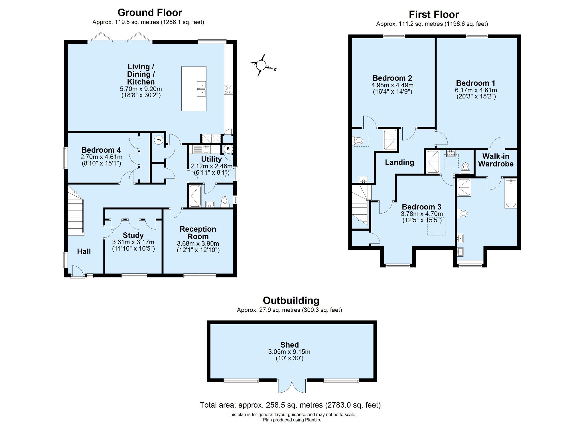 5 bedroom detached house Sold in Sevenoaks - Floorplan 1
