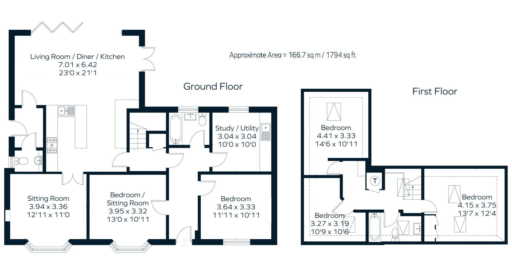 5 bedroom detached house SSTC in Weald - Floorplan 1