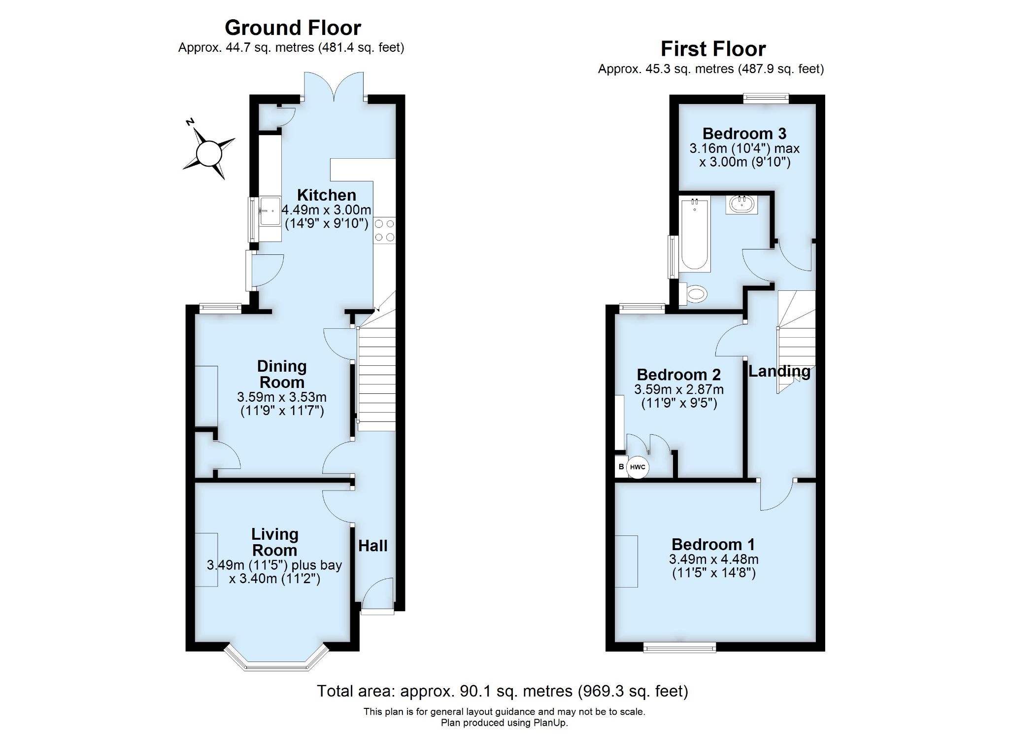 3 bedroom semi-detached house SSTC in Sevenoaks - Floorplan 1