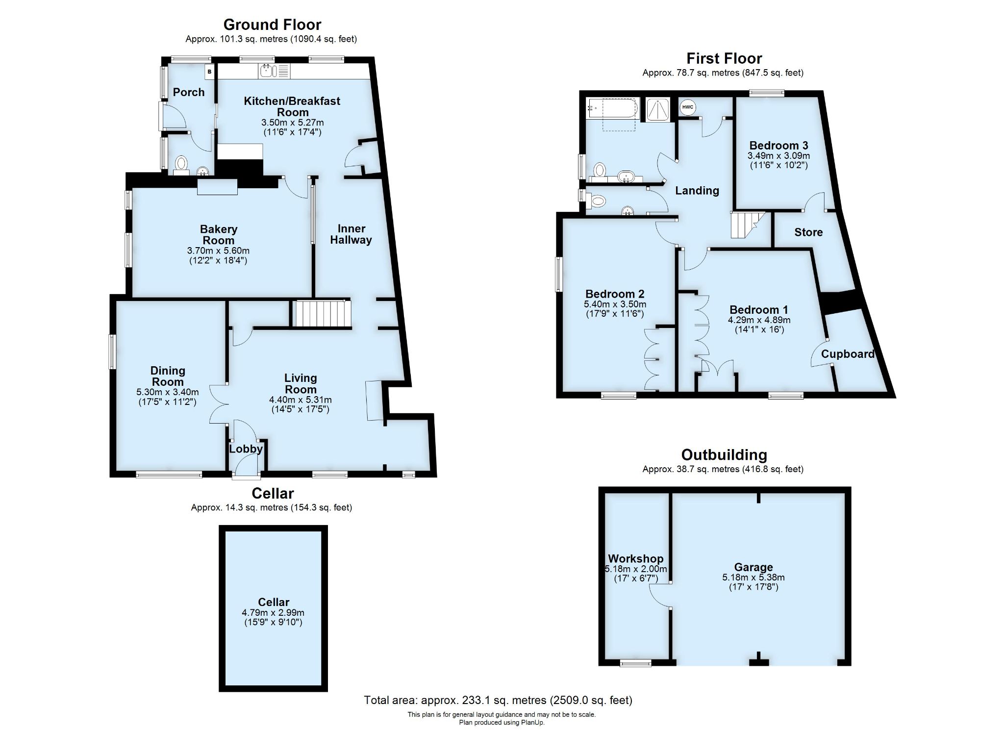 3 bedroom semi-detached house For Sale in Sevenoaks - Floorplan 1