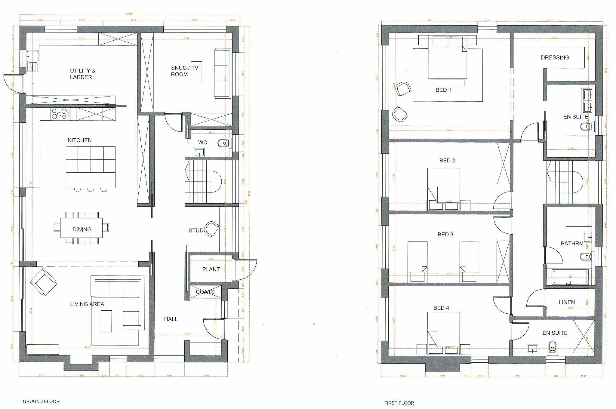 6 bedroom detached house For Sale in Sevenoaks - Floorplan 1