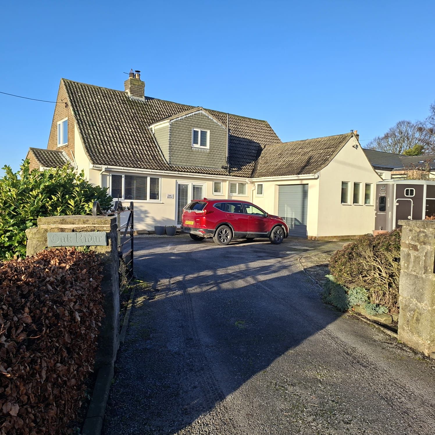 5 bedroom detached bungalow Sale Agreed in Crook - Front Elevation.