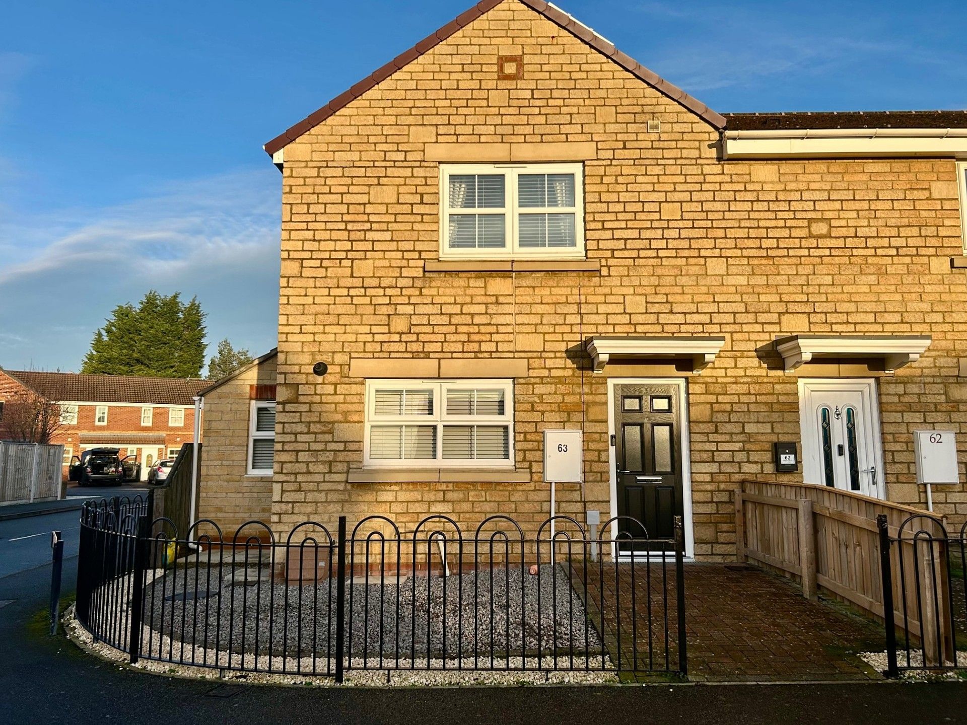 3 bedroom end terraced house Sale Agreed in Bishop Auckland - Front Elevation.