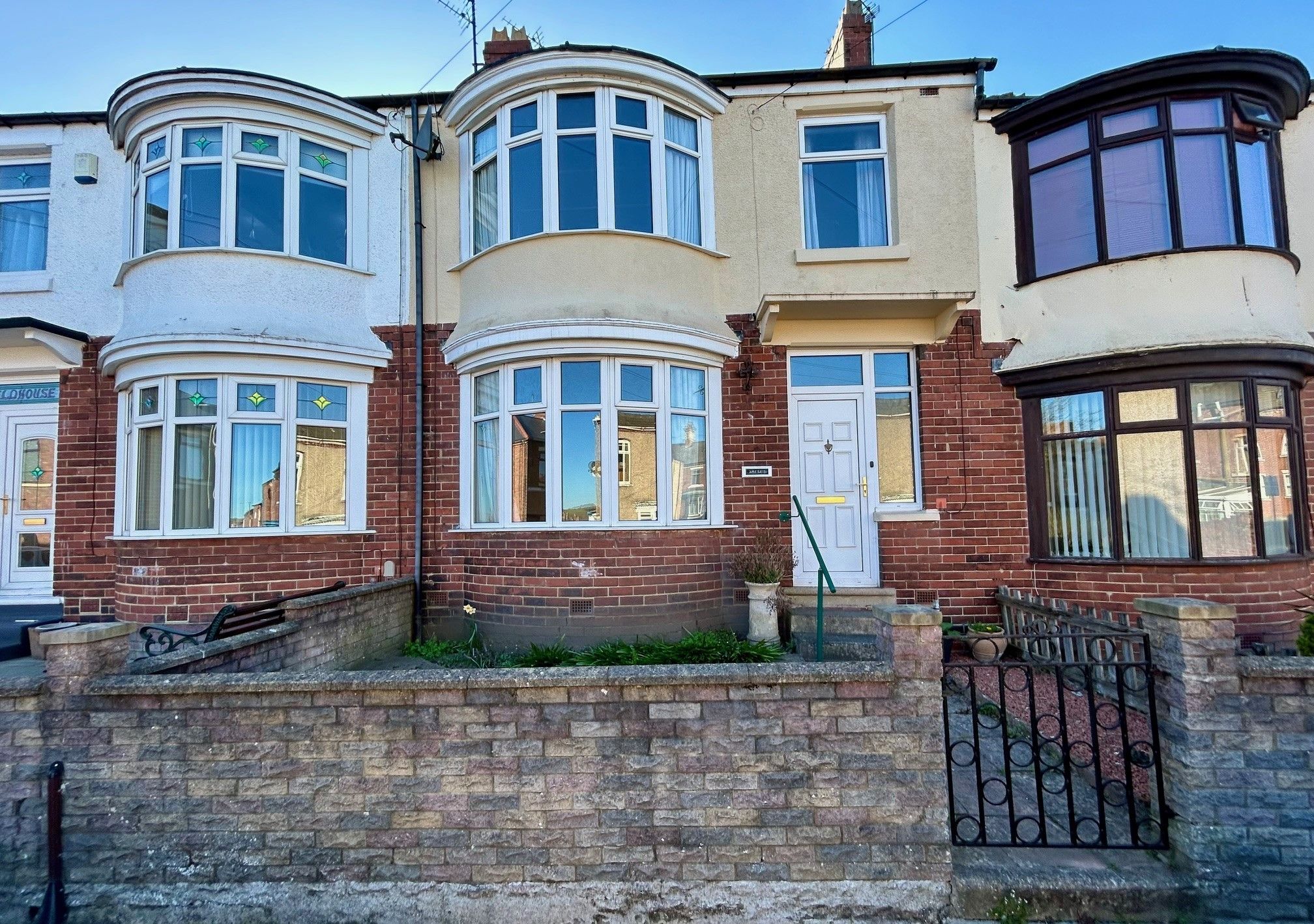 3 bedroom mid terraced house Sale Agreed in Bishop Auckland - Front Elevation.