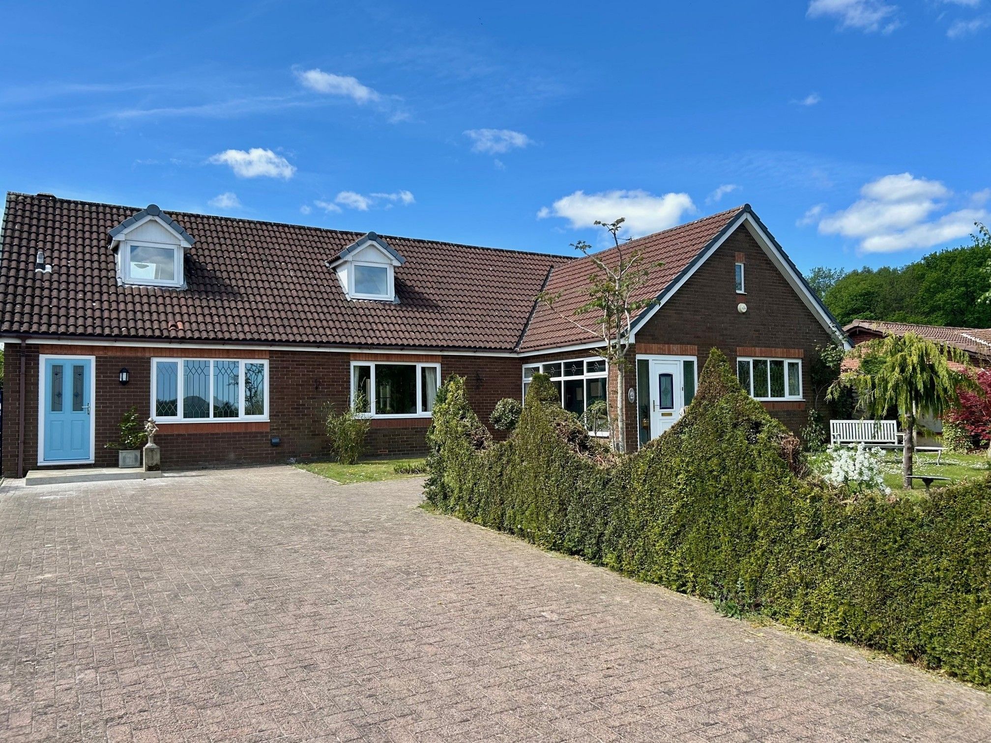 4 bedroom detached bungalow For Sale in Woodham, Newton Aycliffe - Front Elevation.