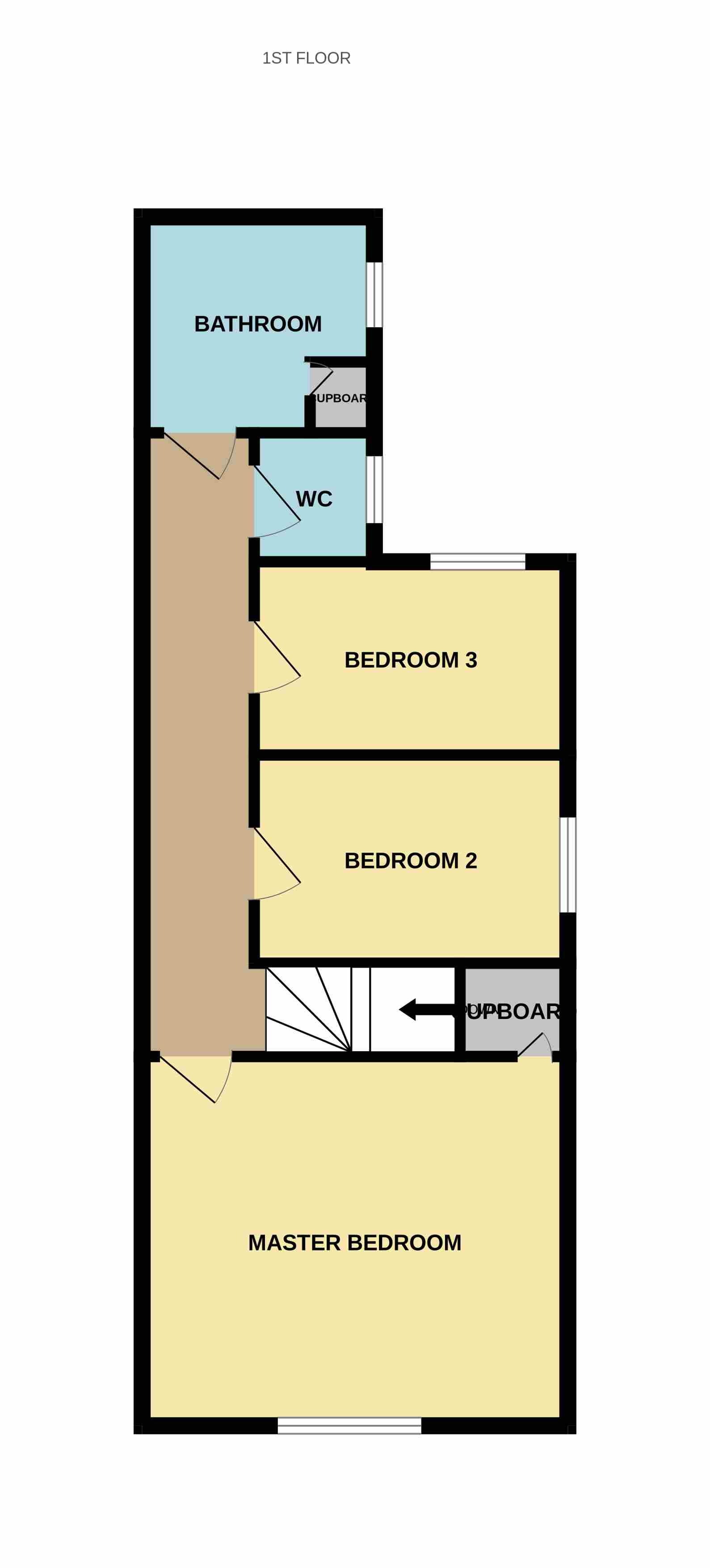 3 bedroom end terraced house For Sale in Bishop Auckland - Floorplan 2.