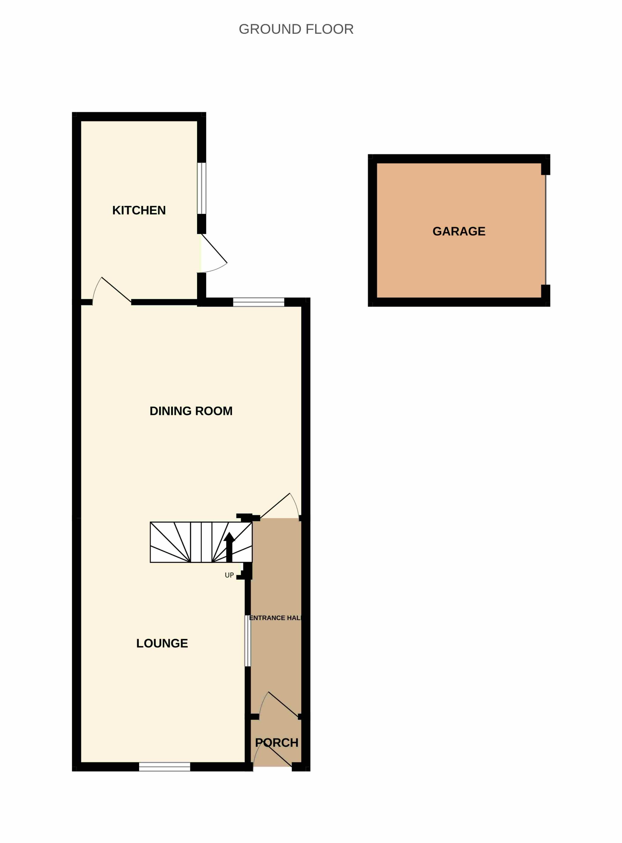 3 bedroom end terraced house For Sale in Bishop Auckland - Floorplan 1.