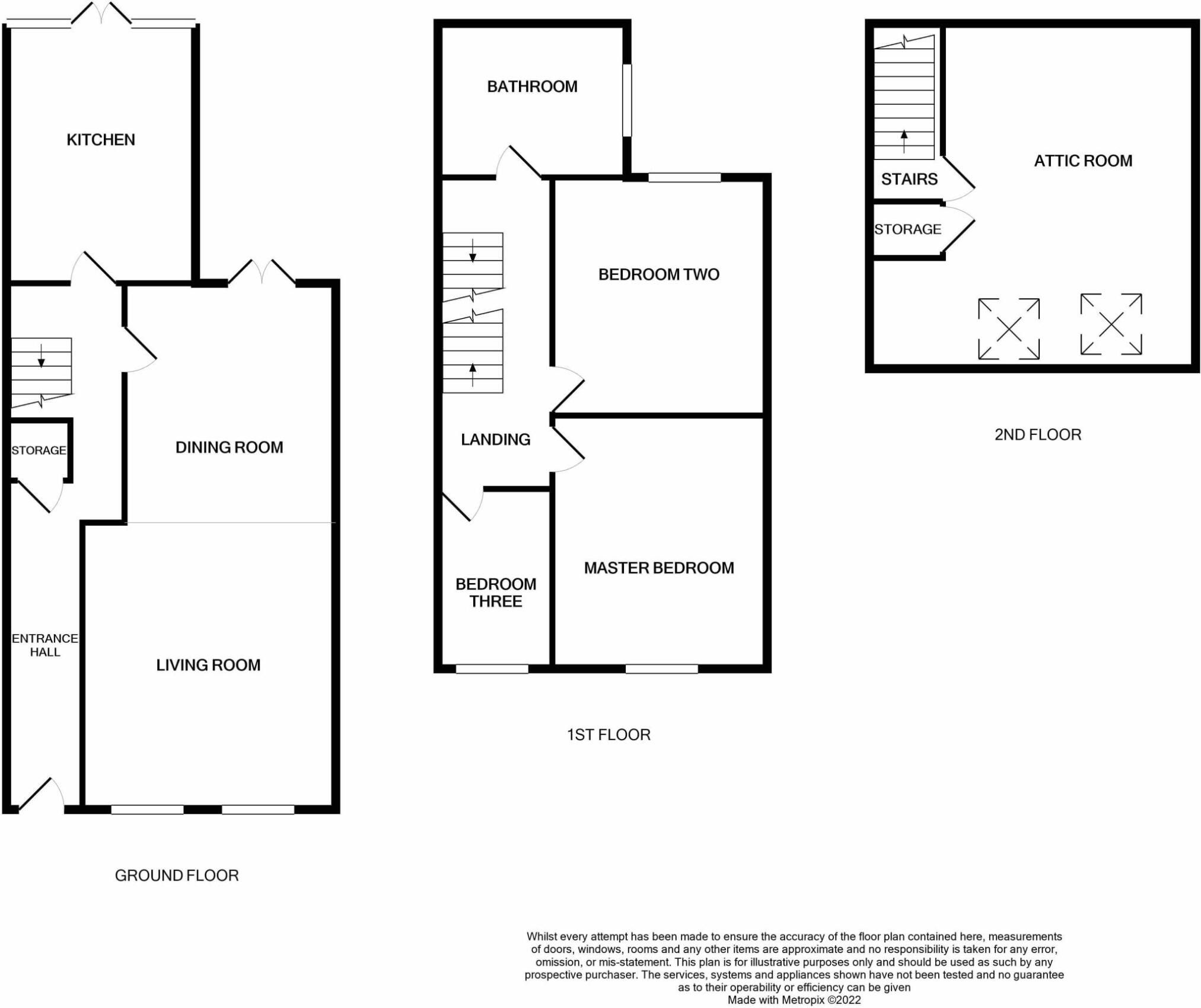 4 bedroom semi-detached house For Sale in Crook - Floorplan 1.