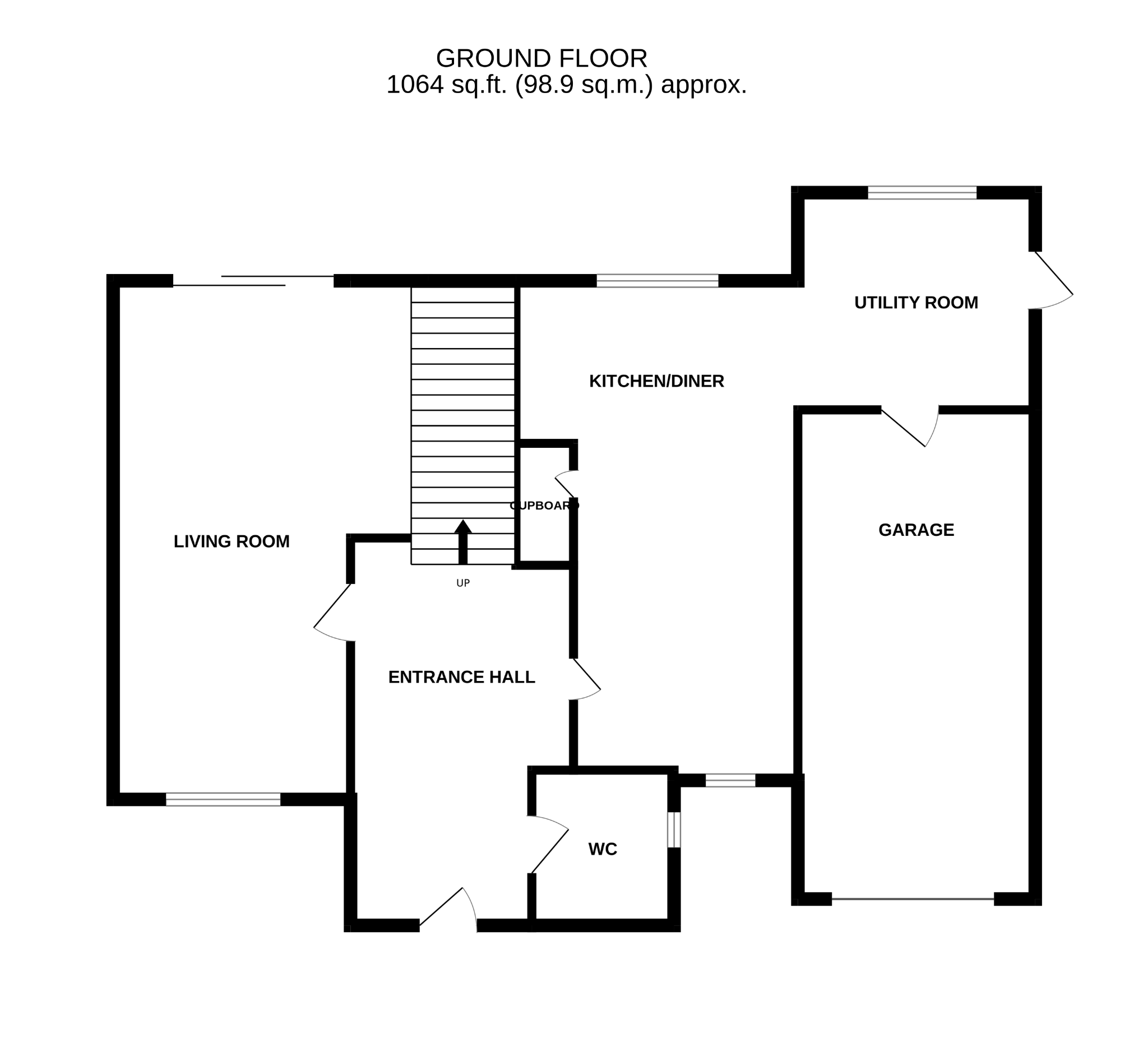 3 bedroom detached house For Sale in Bishop Auckland - Floorplan 1.