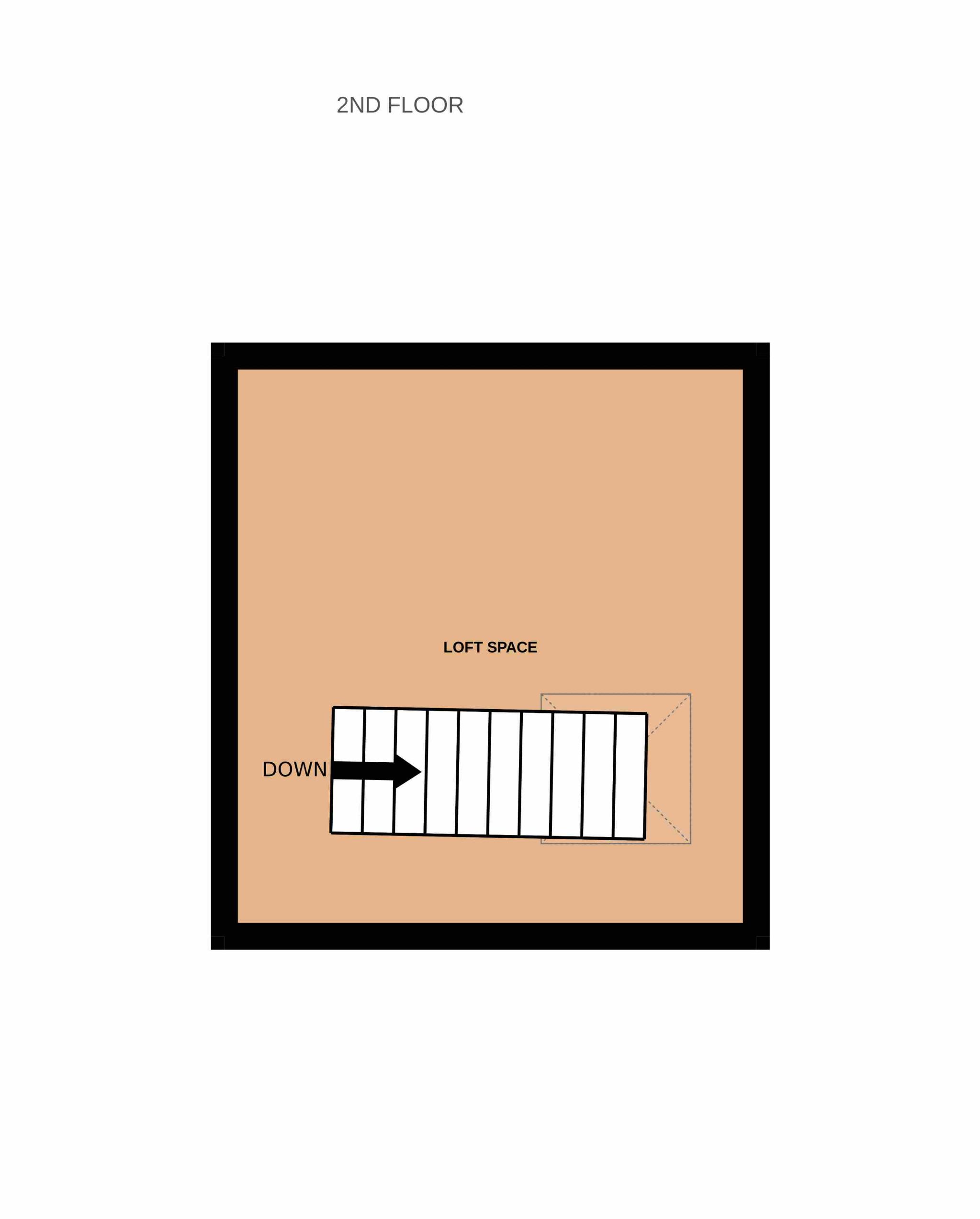 2 bedroom mid terraced house For Sale in Shildon - Floorplan 3.
