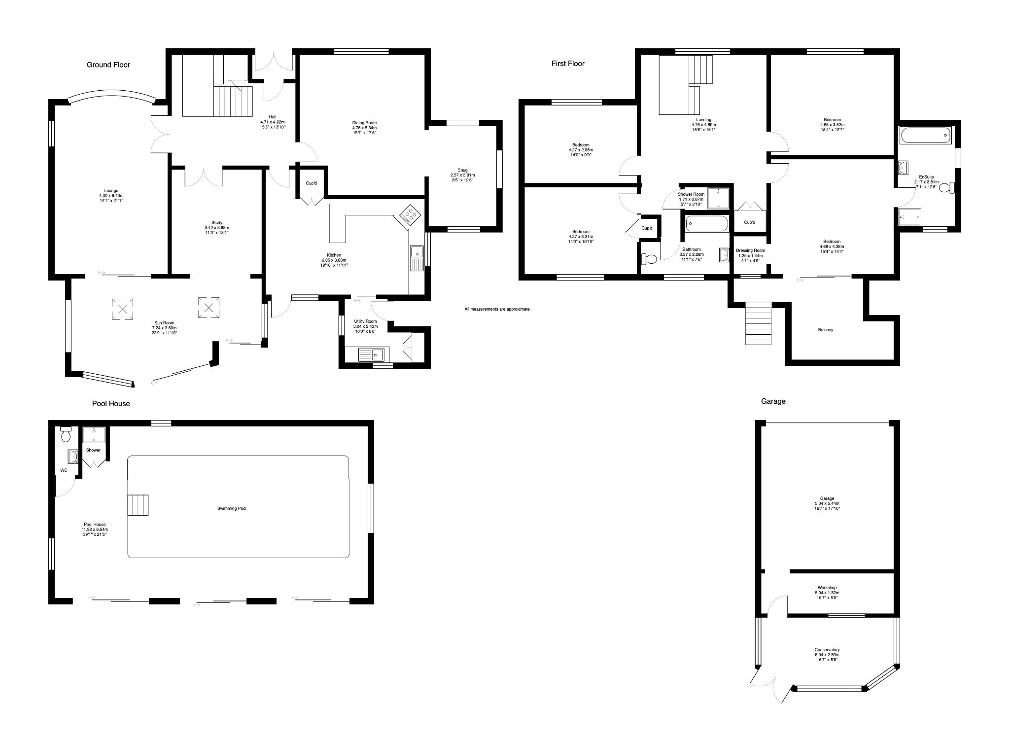 4 bedroom detached house For Sale in Broadstairs - Floorplan 1