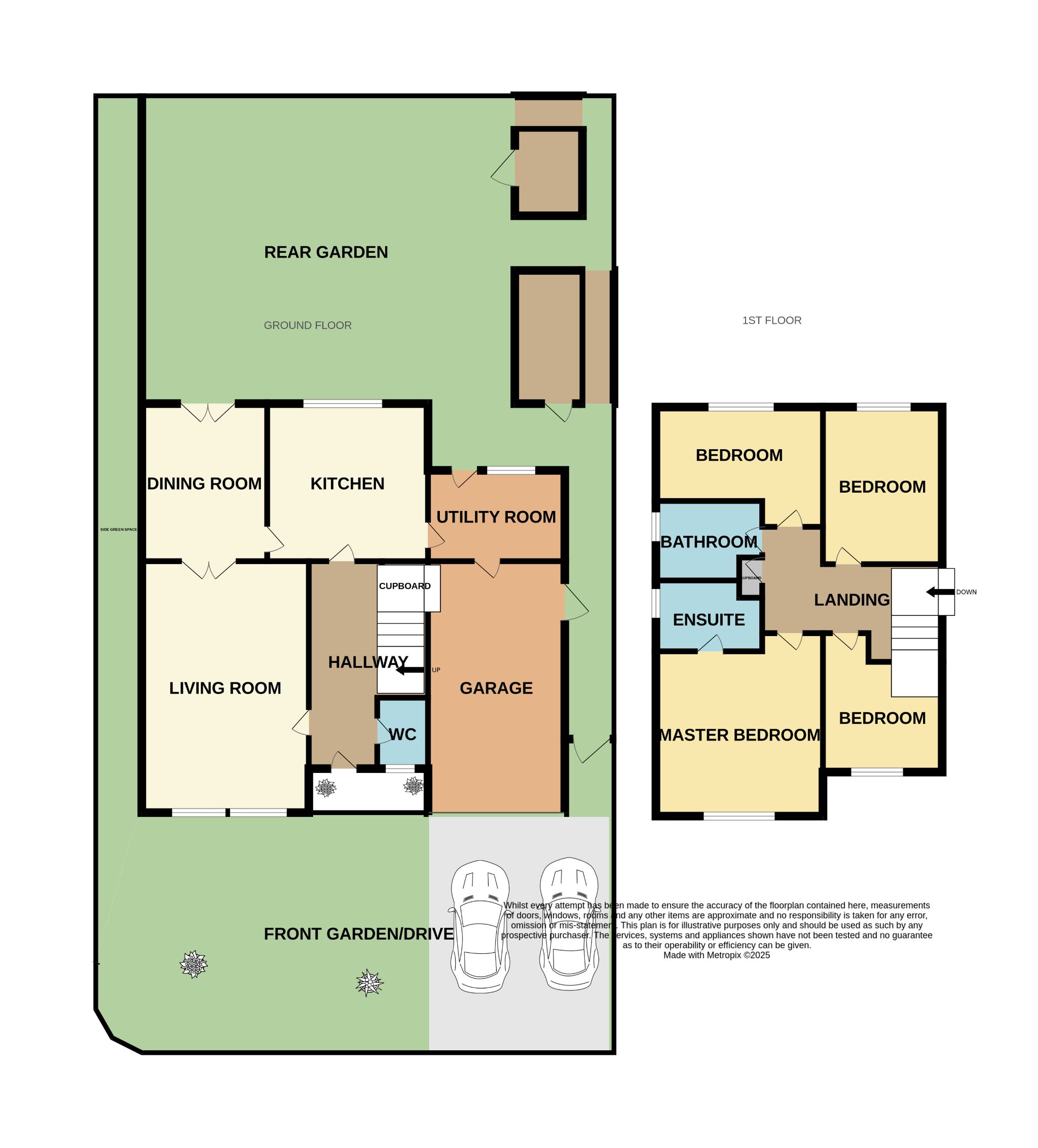 4 bedroom detached house For Sale in Shipley - Floorplan 1.