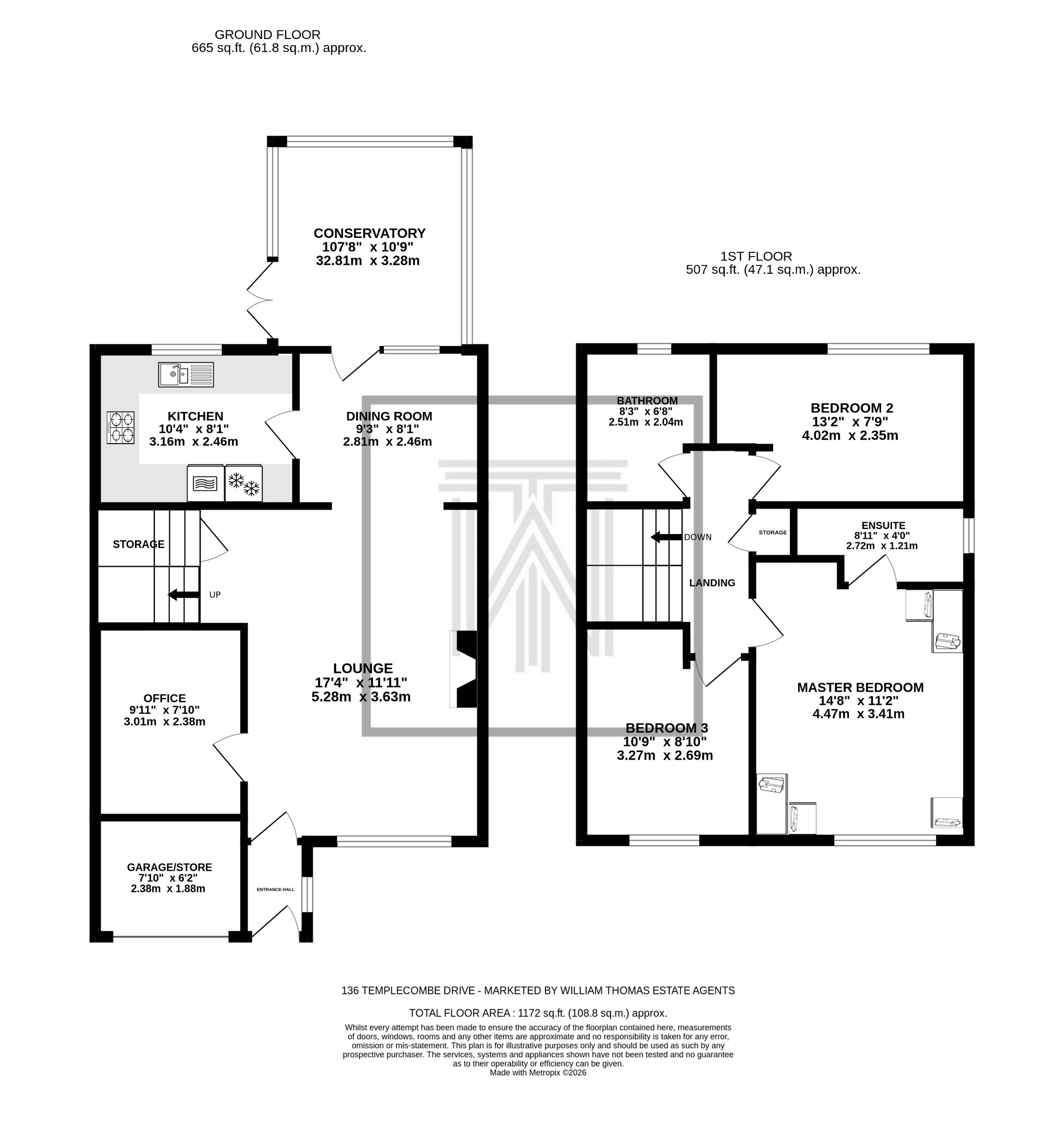 3 bedroom semi-detached house Sale Agreed in Bolton - Floorplan 1.
