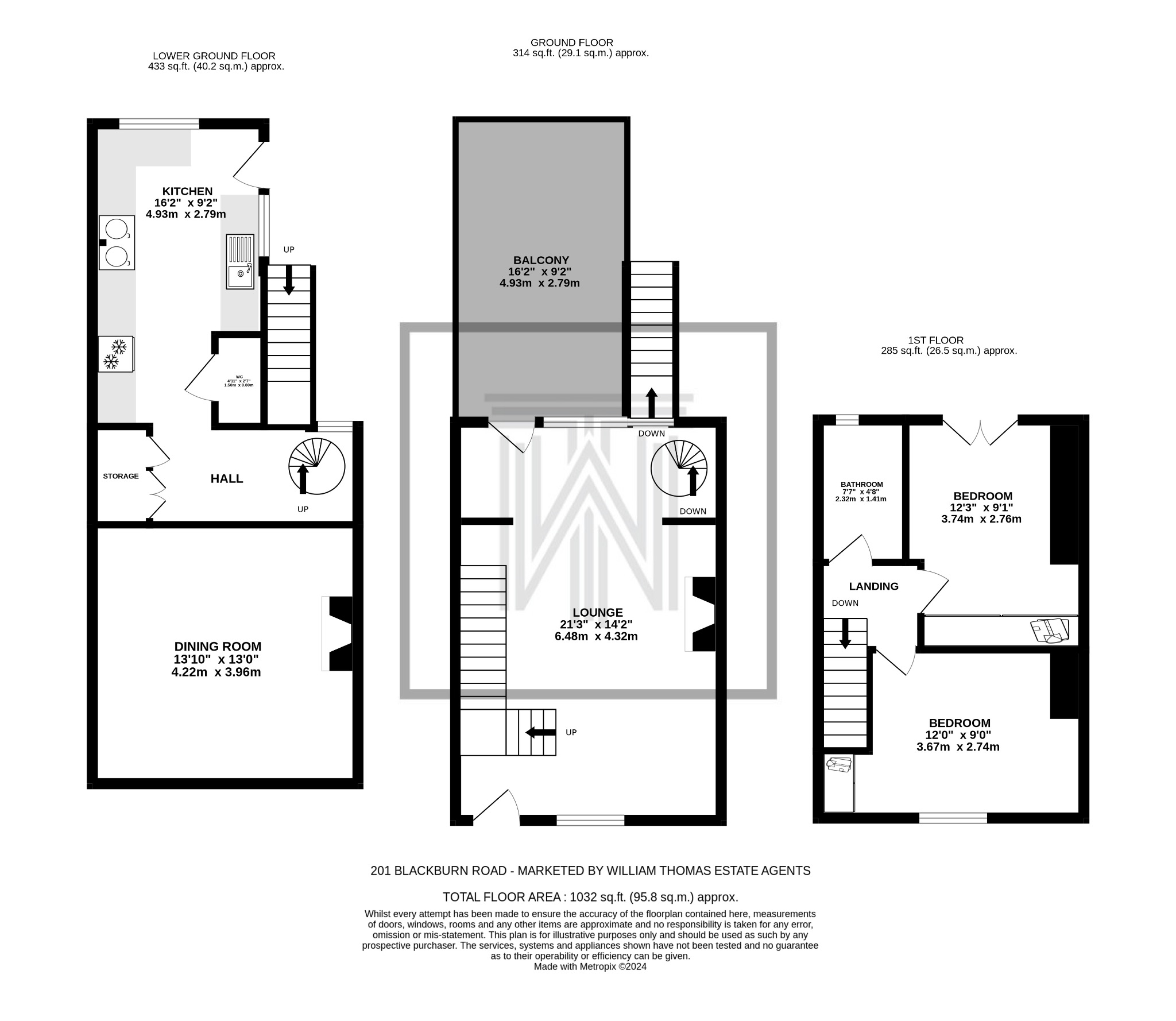 2 bedroom mid terraced house For Sale in Bolton - Floorplan 1.