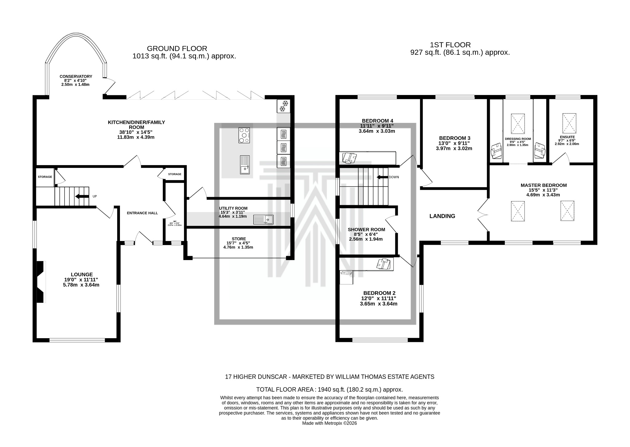 4 bedroom detached house For Sale in Bolton - Floorplan 1.