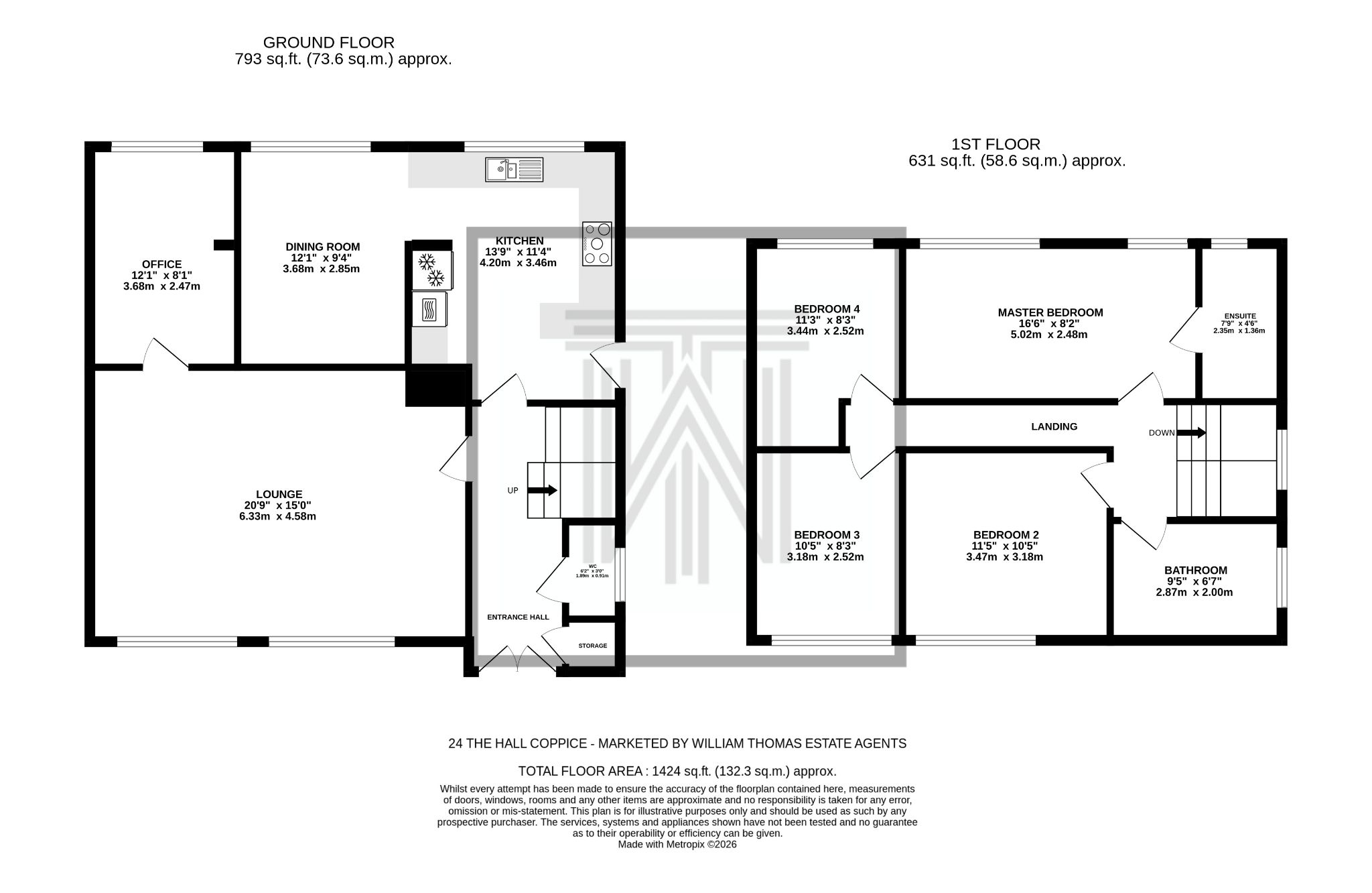 4 bedroom link detached house Sale Agreed in Bolton - Floorplan 2.