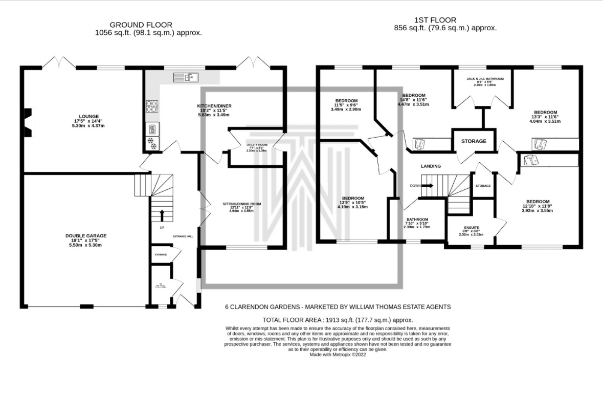 5 bedroom detached house For Sale in Bolton - Floorplan 1.